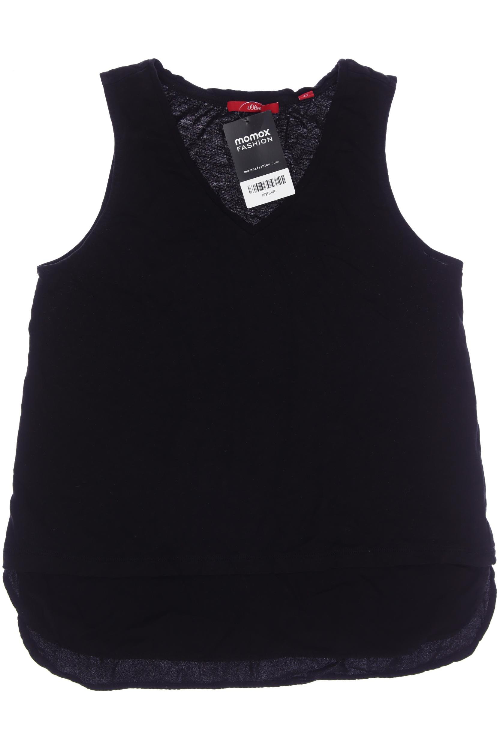 

s.Oliver Selection Damen Top, schwarz, Gr. 36