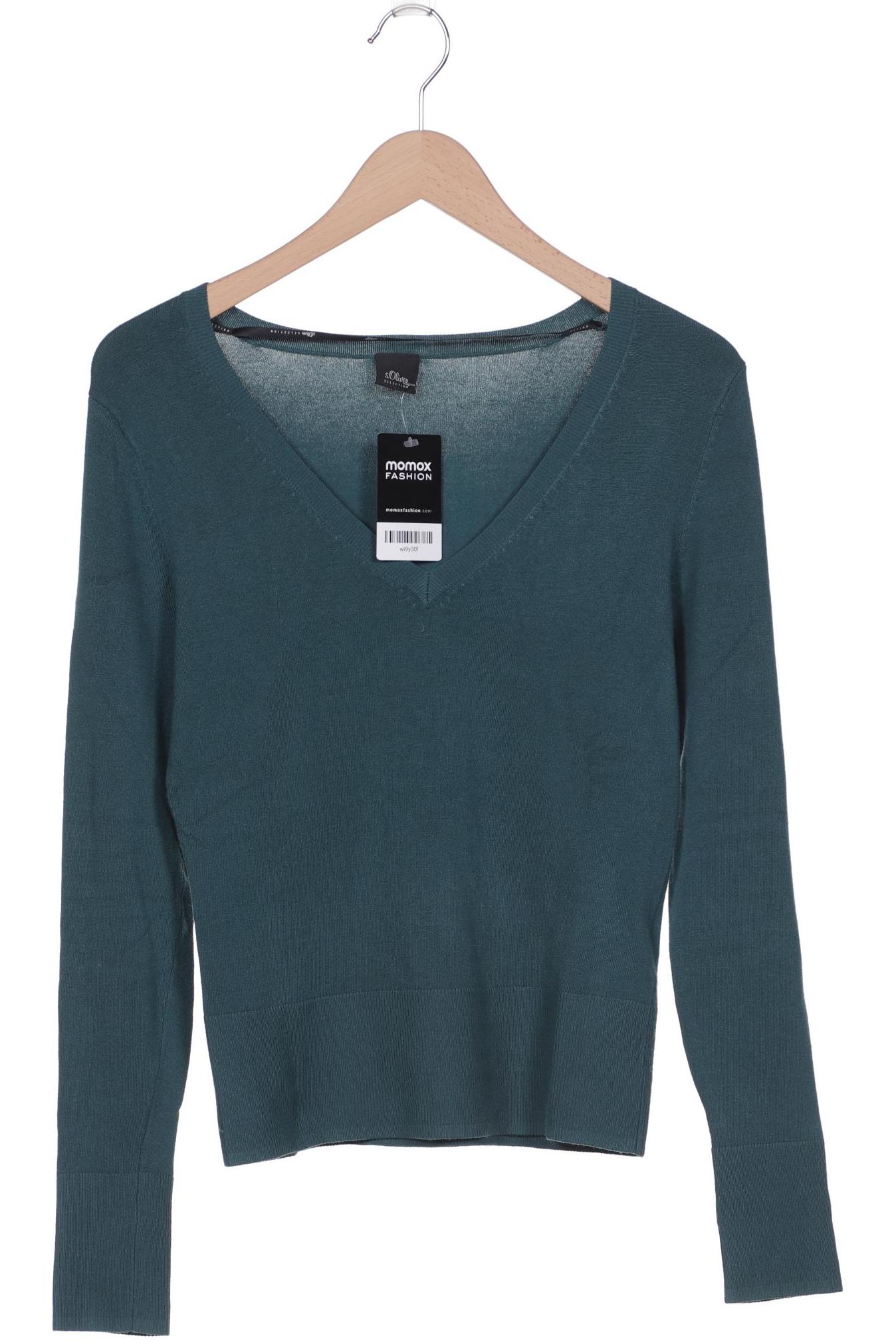 

s.Oliver Selection Damen Pullover, türkis, Gr. 36