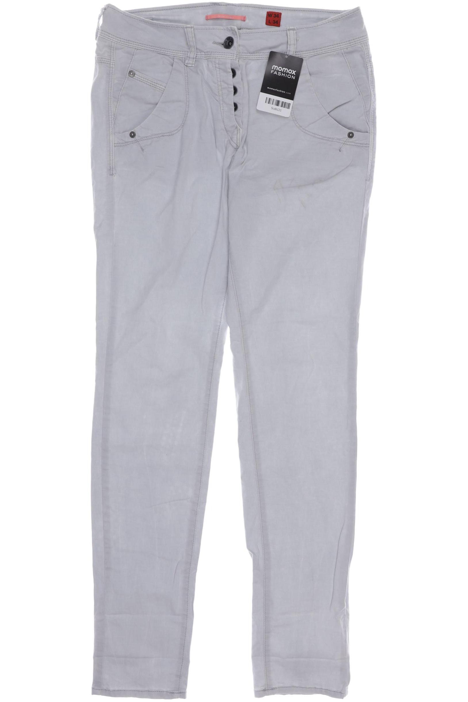 

s.Oliver Selection Damen Jeans, grau, Gr. 34