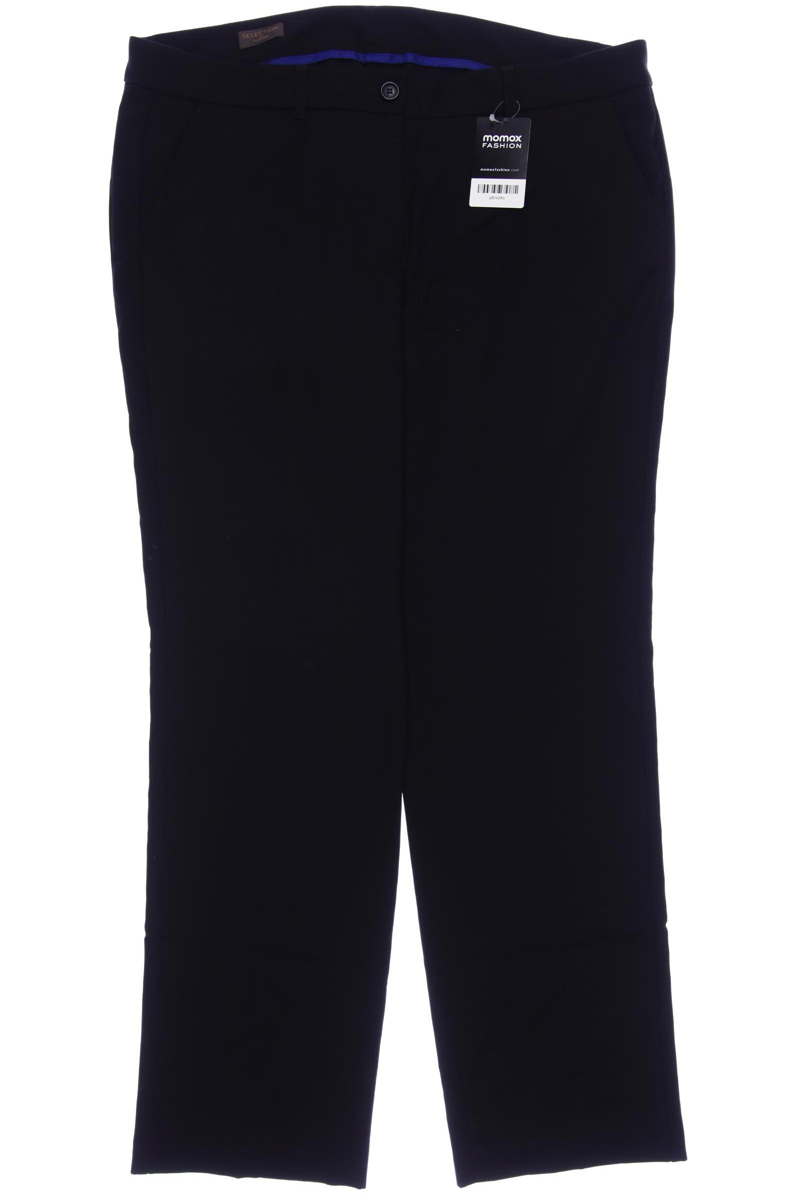 

s.Oliver Selection Damen Stoffhose, schwarz, Gr. 44