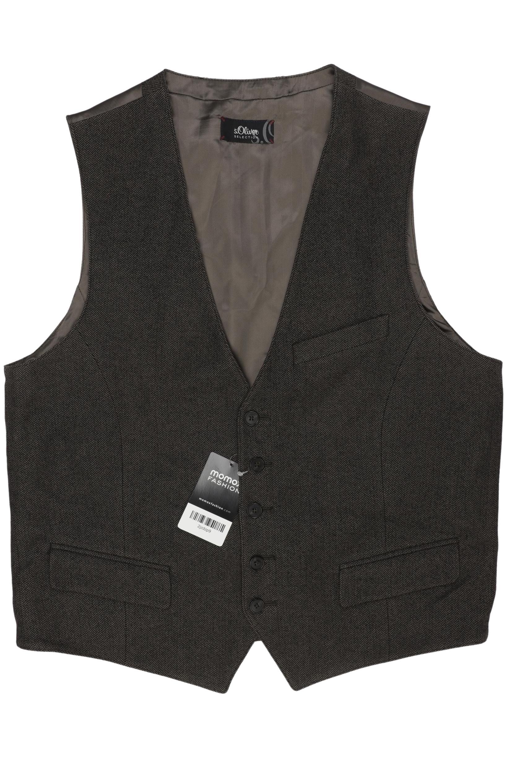 

s.Oliver Selection Herren Weste, braun, Gr. 50