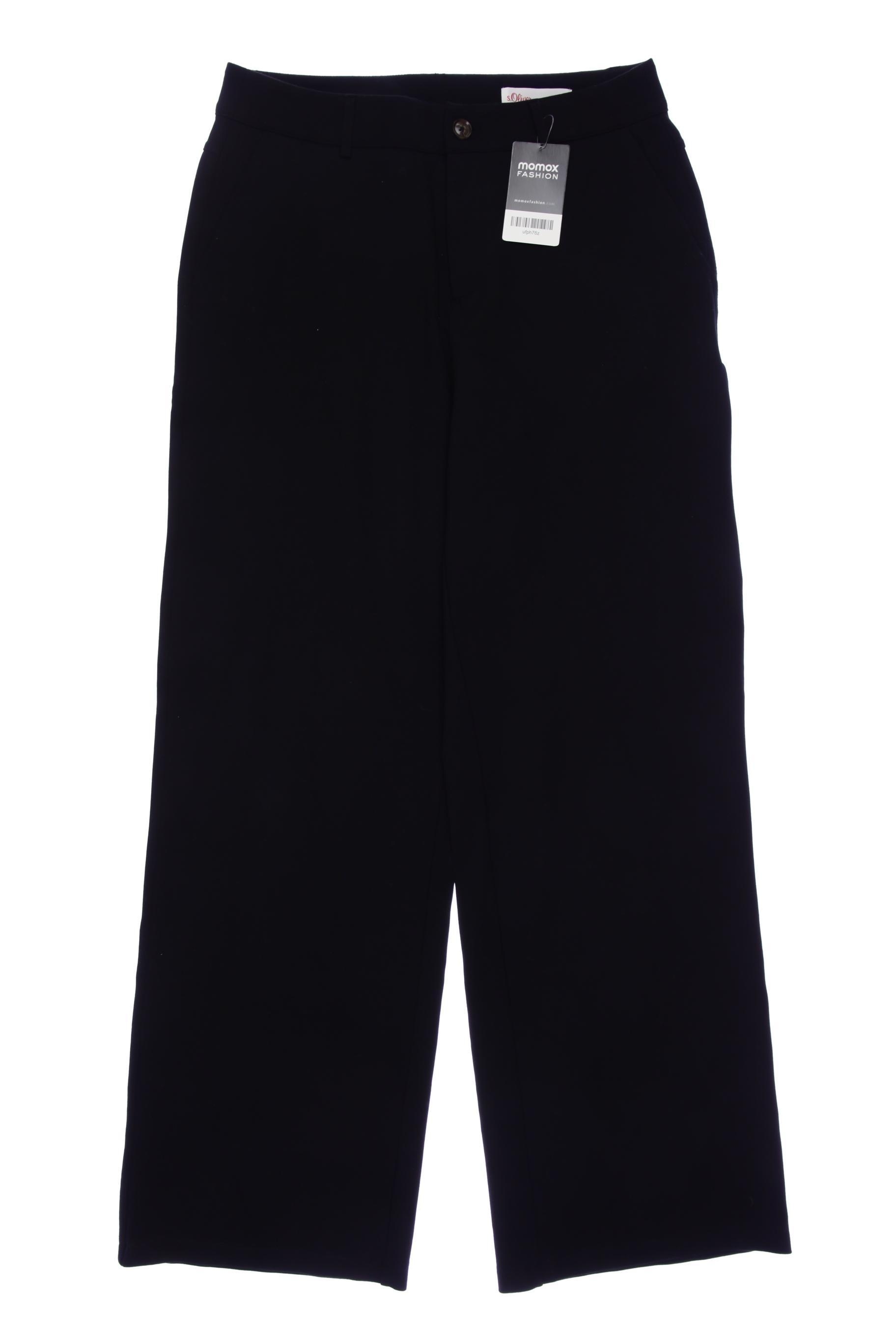 

s.Oliver Selection Damen Stoffhose, schwarz, Gr. 36