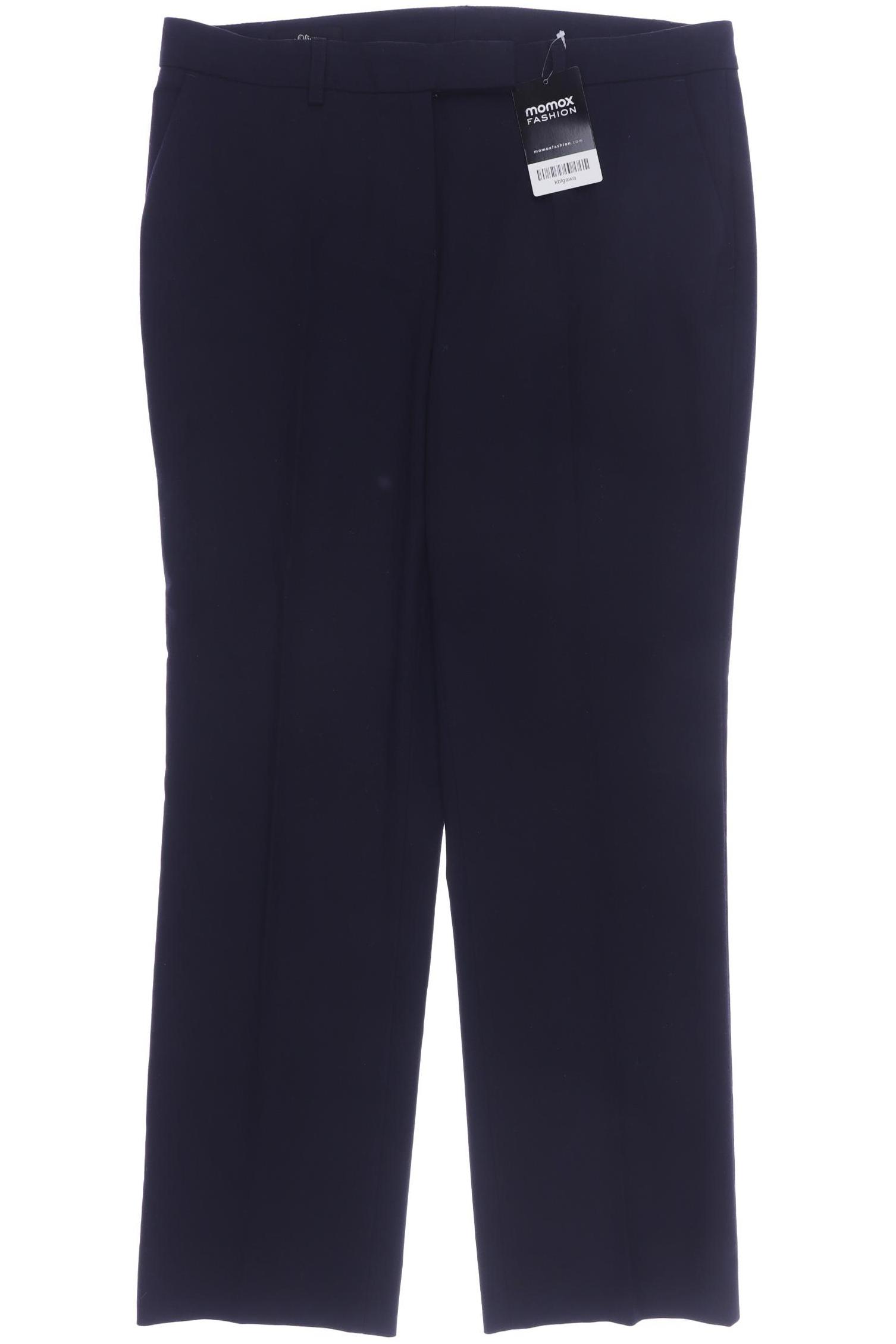 

s.Oliver Selection Damen Stoffhose, marineblau