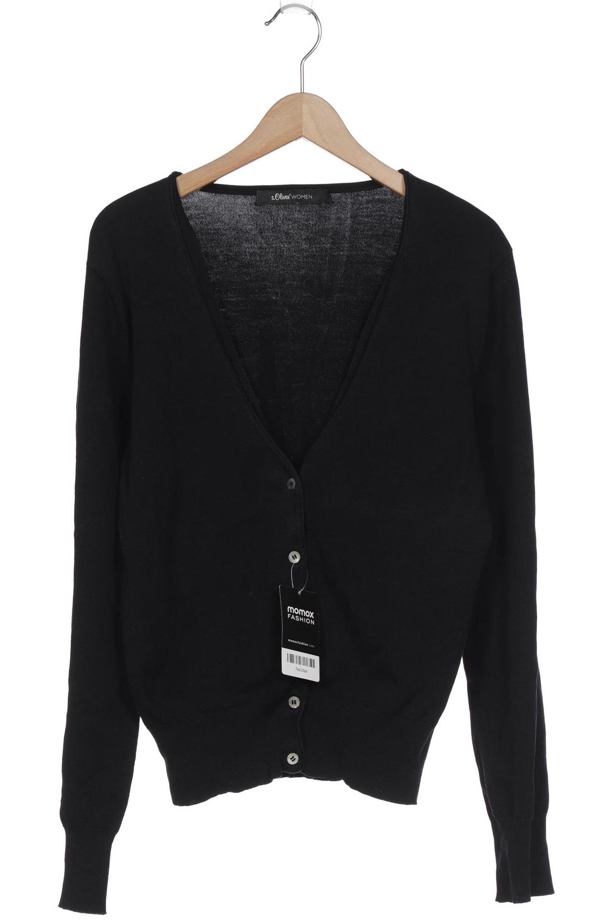 

s.Oliver Selection Damen Strickjacke, blau, Gr. 34