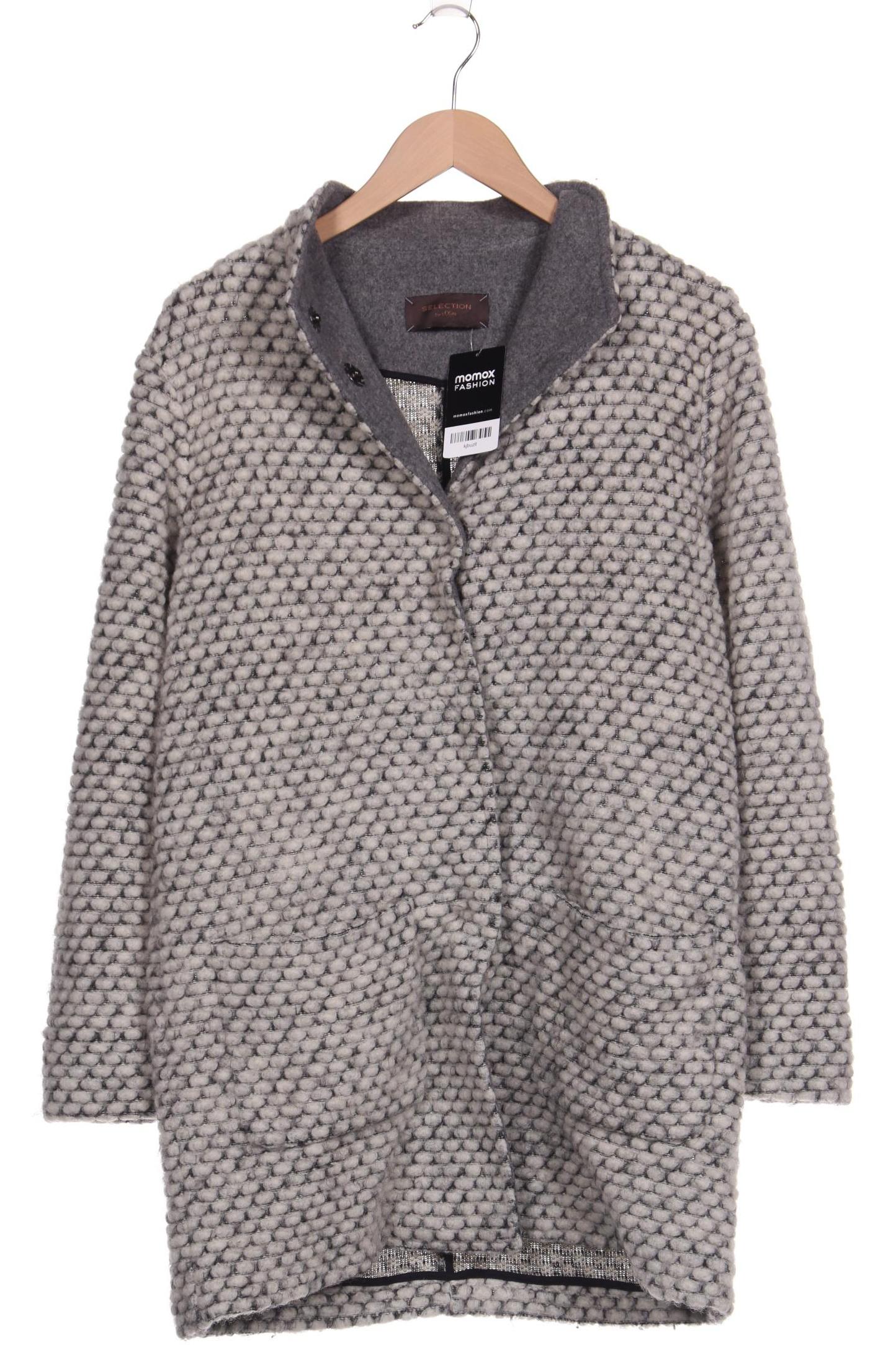 

s.Oliver Selection Damen Mantel, grau, Gr. 36