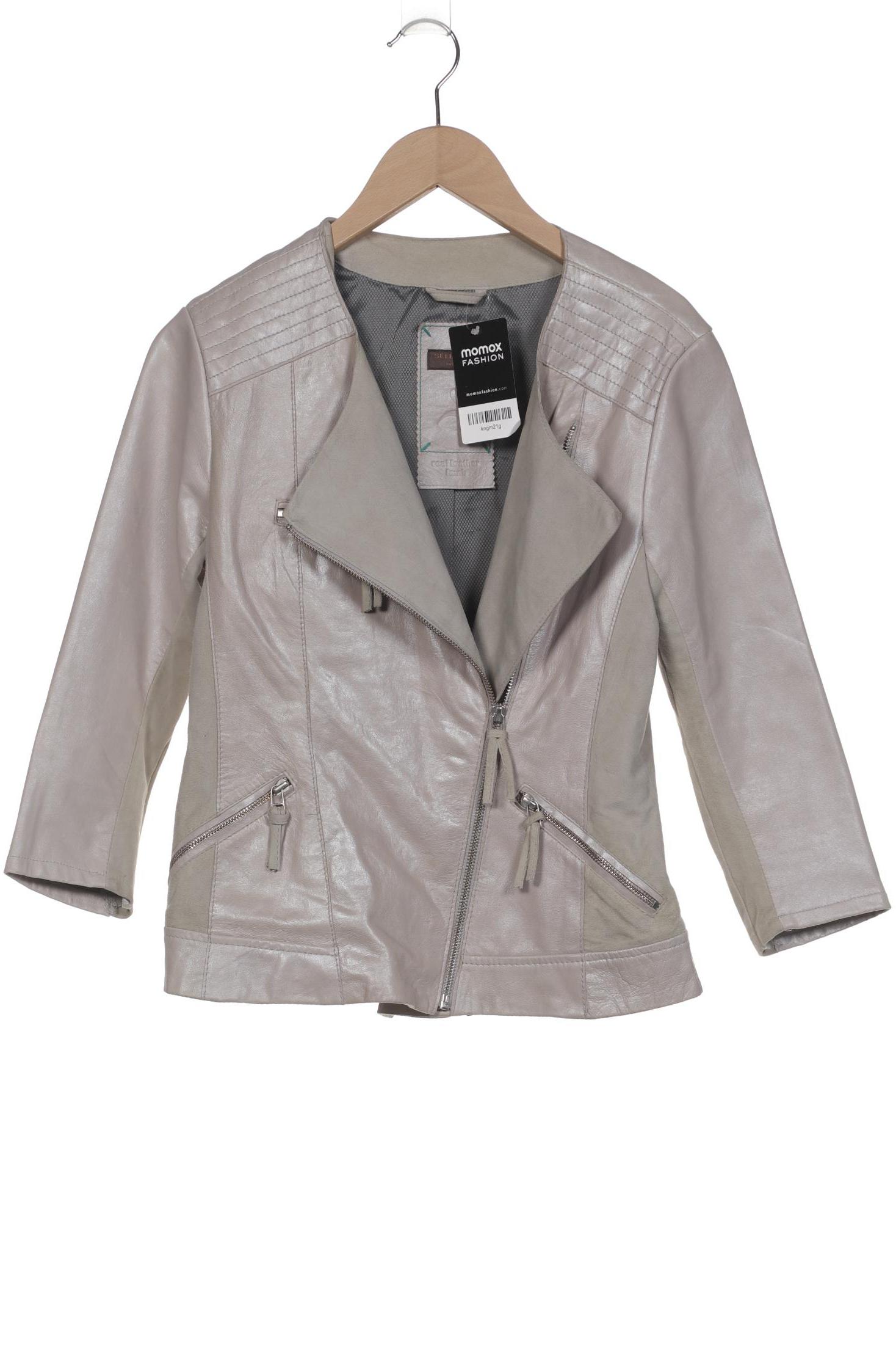 

s.Oliver Selection Damen Jacke, beige, Gr. 34