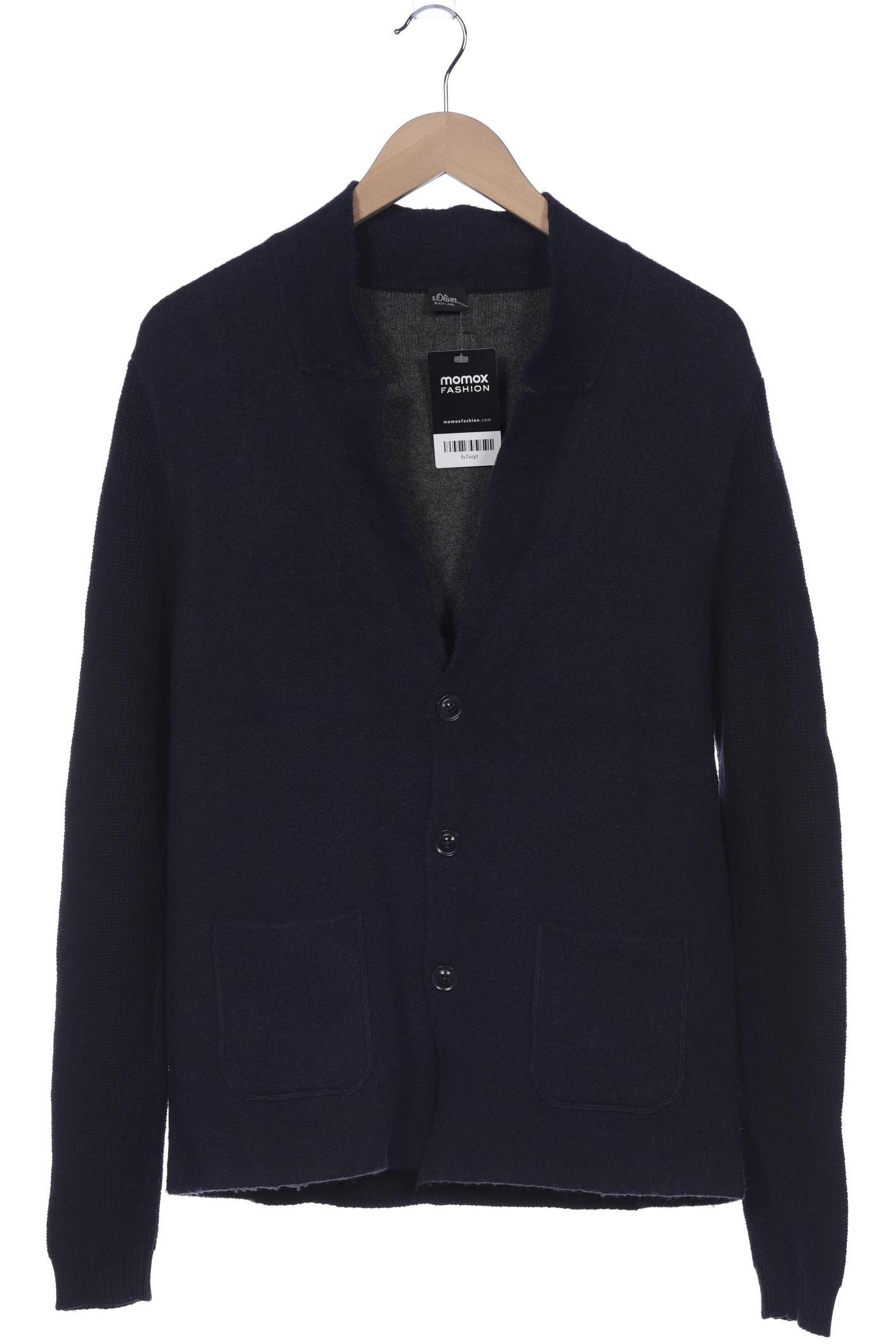 

s.Oliver Selection Herren Strickjacke, marineblau, Gr. 46