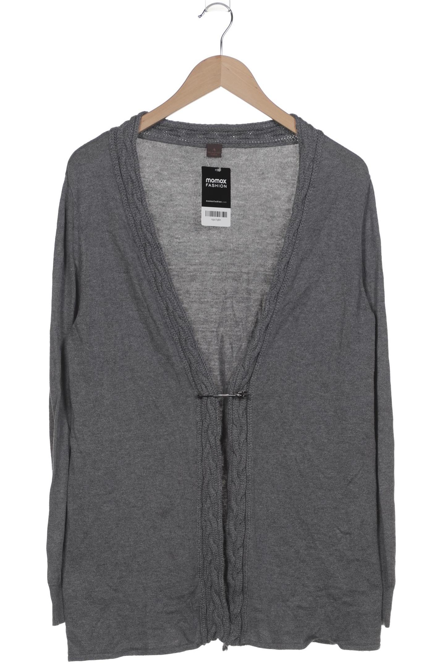 

s.Oliver Selection Damen Strickjacke, grau, Gr. 42