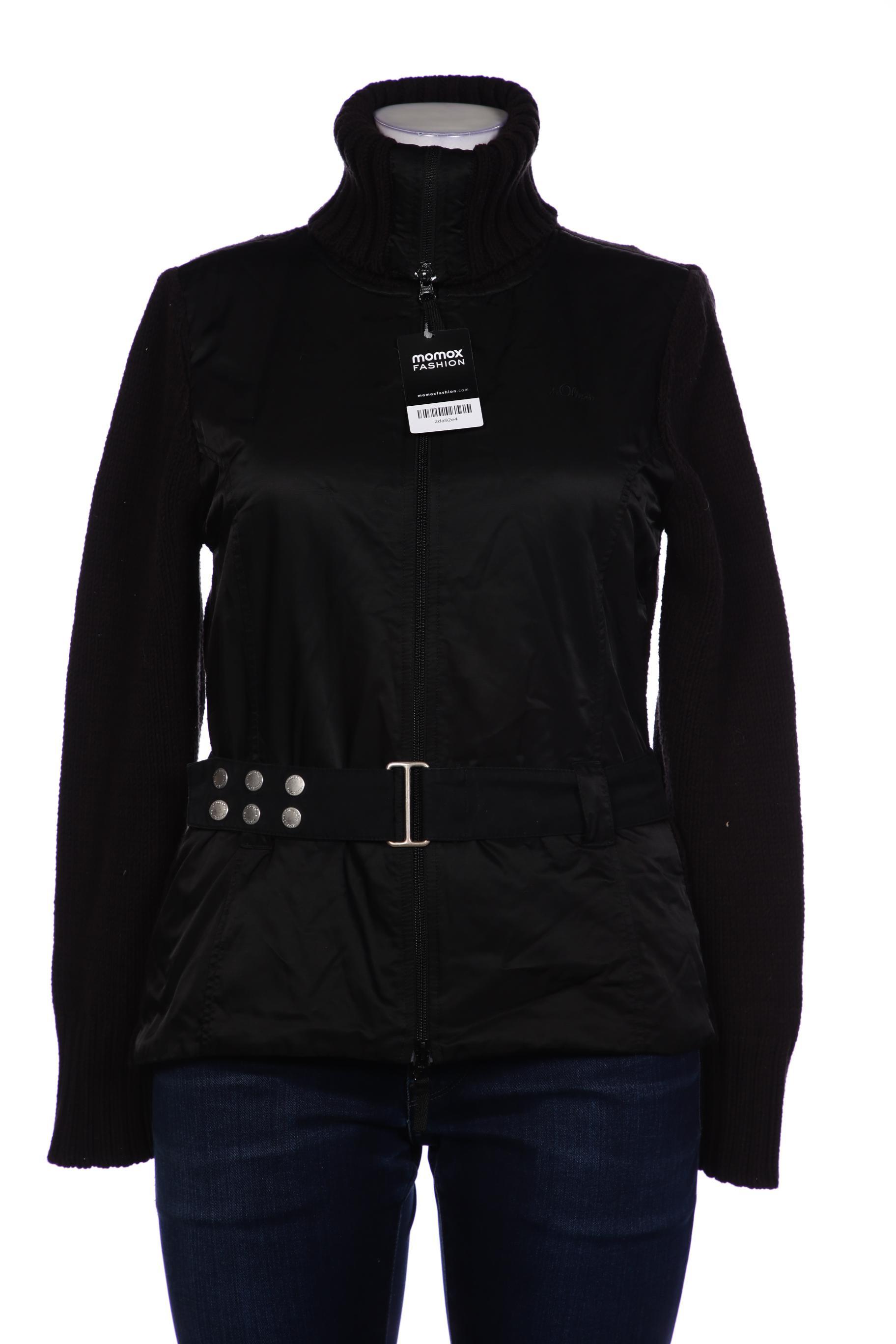 

s.Oliver Selection Damen Strickjacke, schwarz