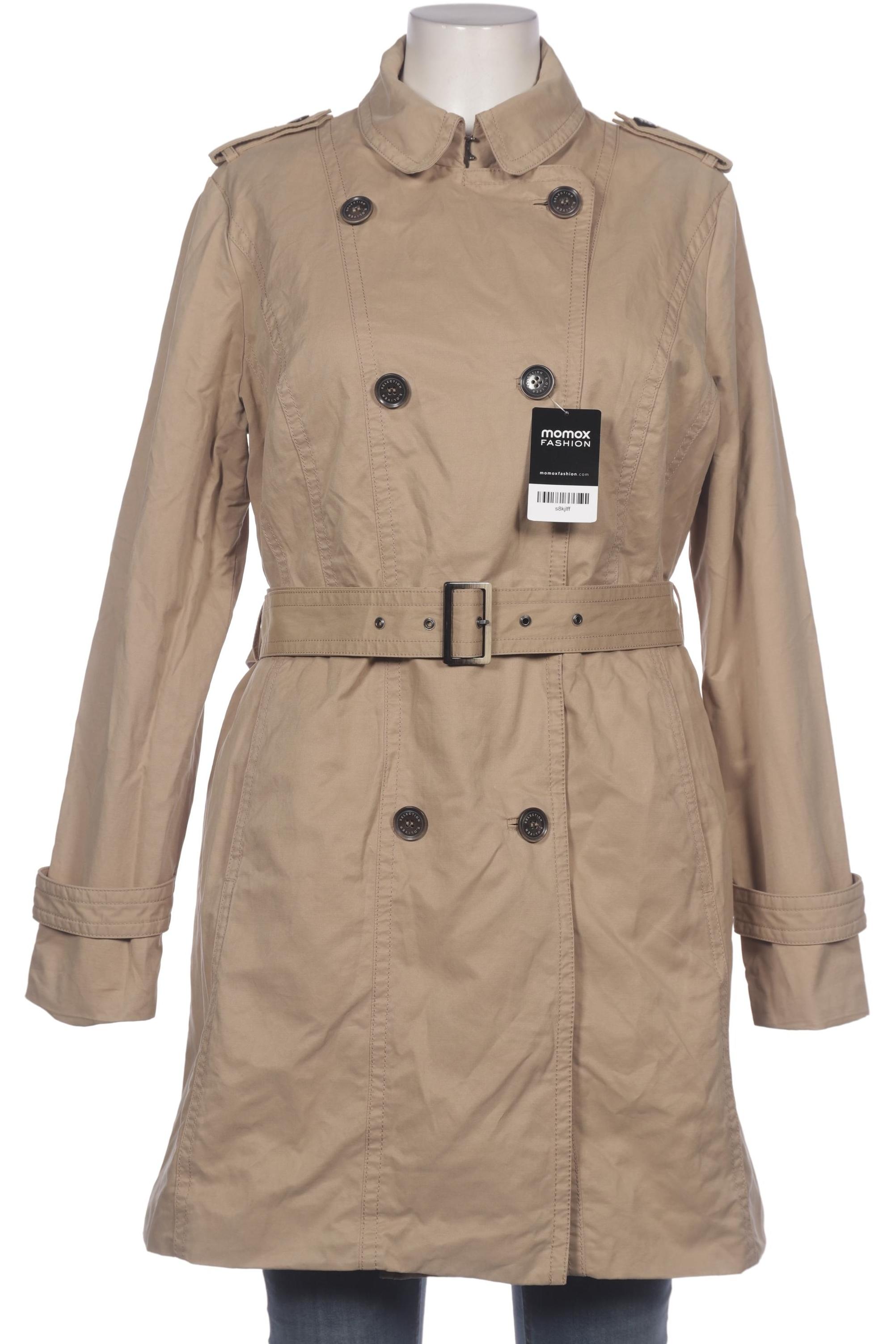 

s.Oliver Selection Damen Mantel, beige, Gr. 44