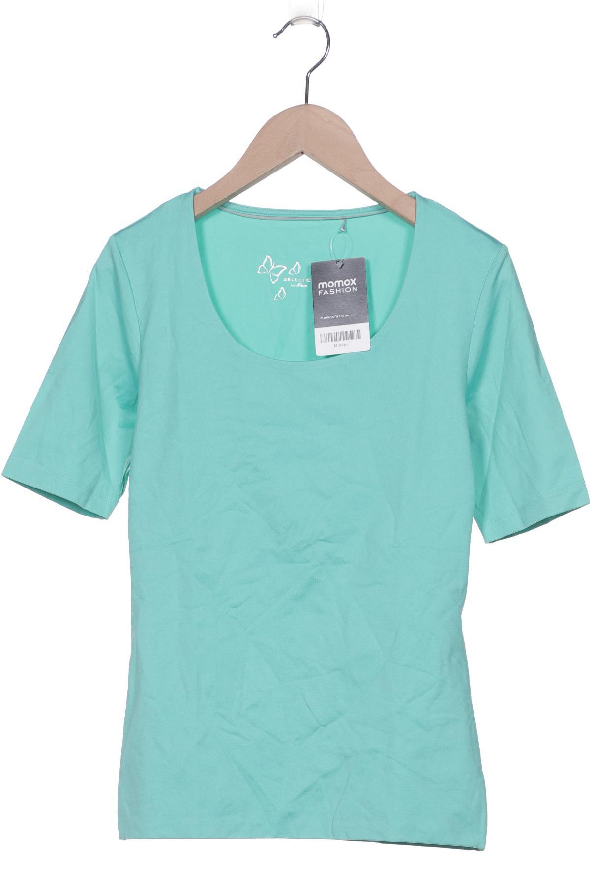 

s.Oliver Selection Damen T-Shirt, türkis, Gr. 34