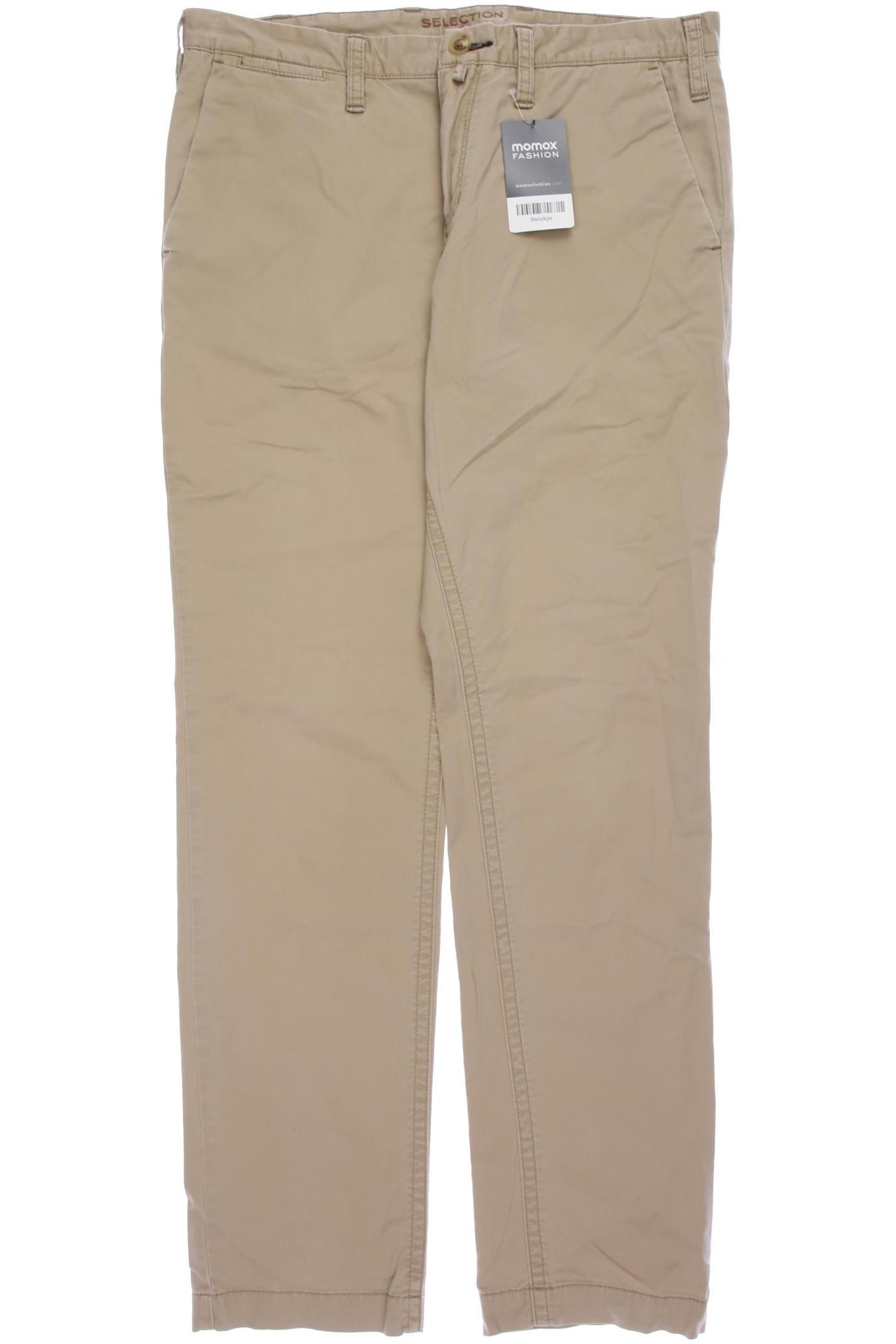 

s.Oliver Selection Herren Stoffhose, beige, Gr. 34