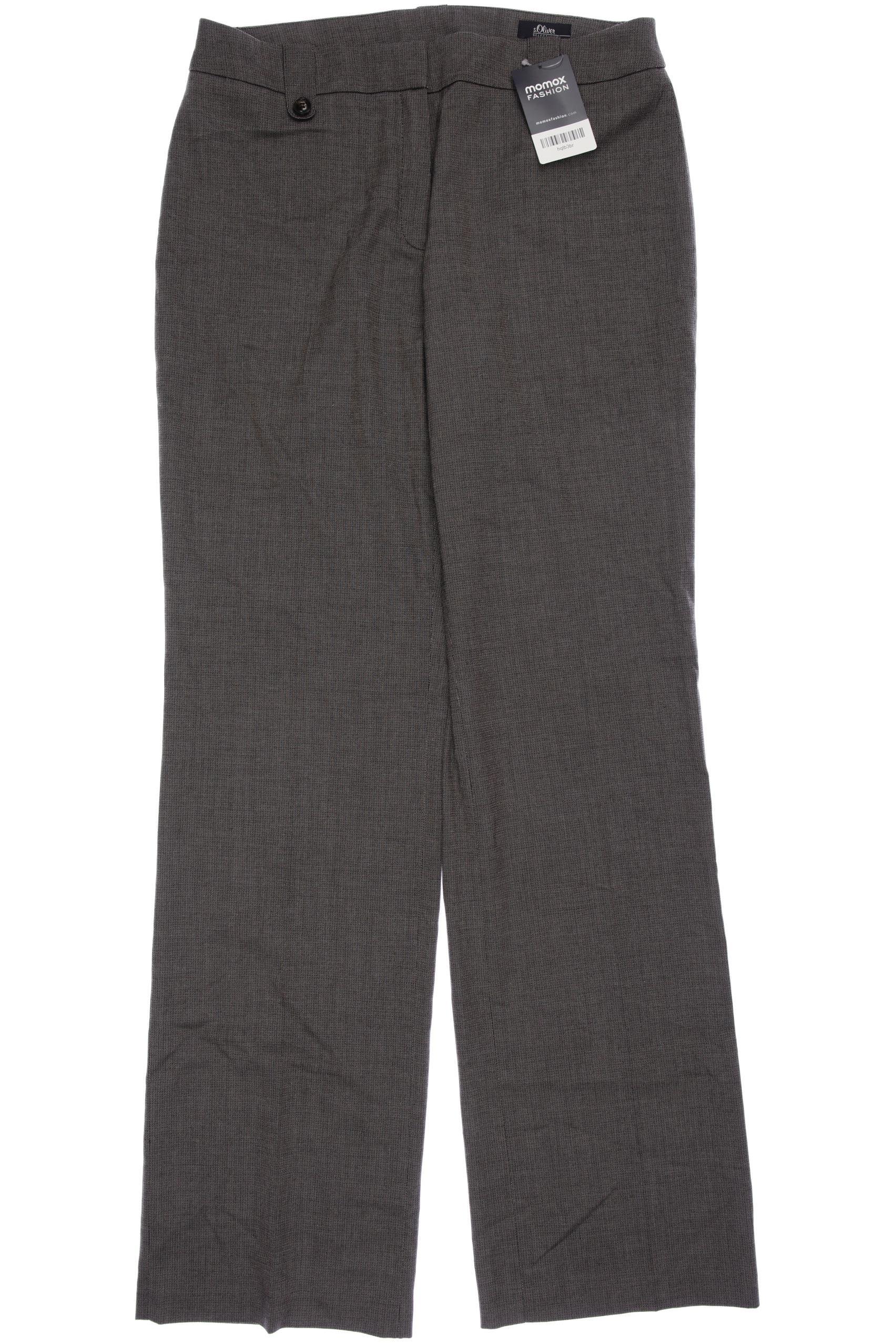 

s.Oliver Selection Damen Stoffhose, grau, Gr. 38