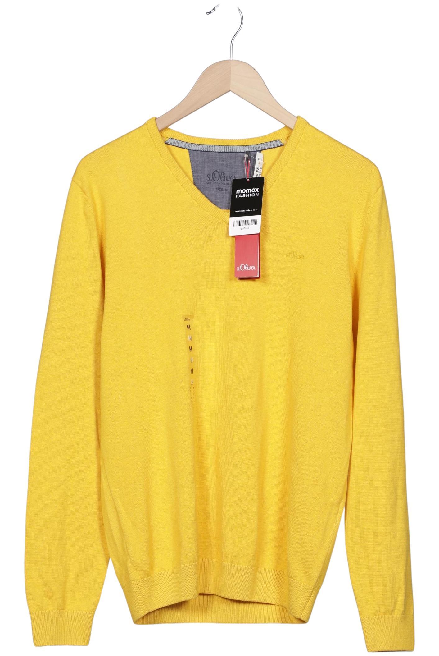 

s.Oliver Selection Herren Pullover, gelb, Gr. 48