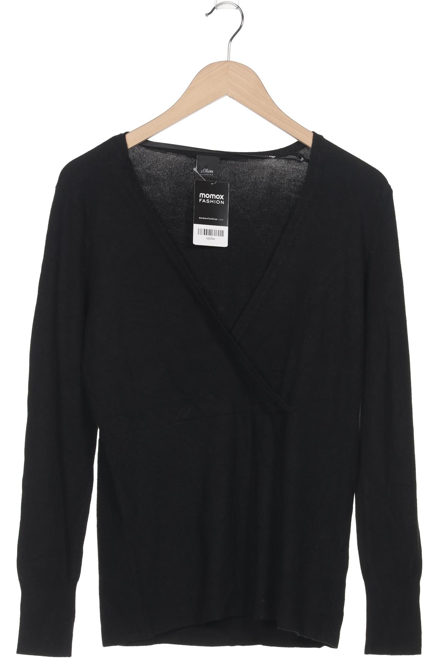 

s.Oliver Selection Damen Pullover, schwarz, Gr. 40