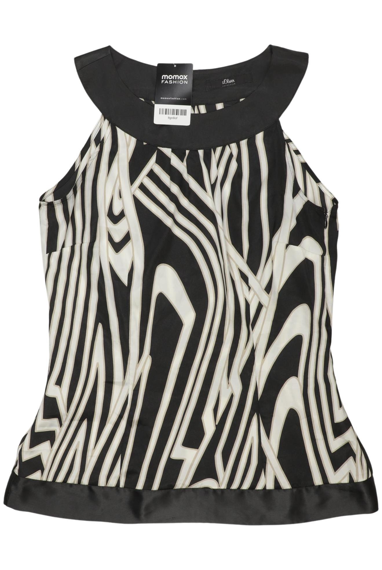 

s.Oliver Selection Damen Top, schwarz, Gr. 38