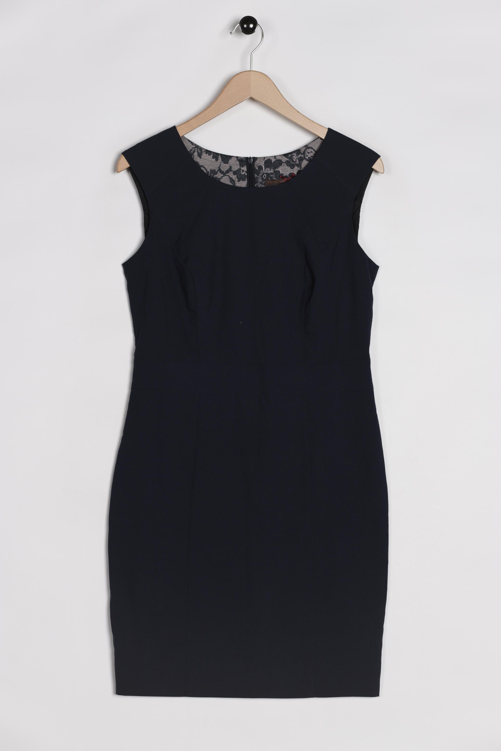 

s.Oliver Selection Damen Kleid, blau, Gr. 36