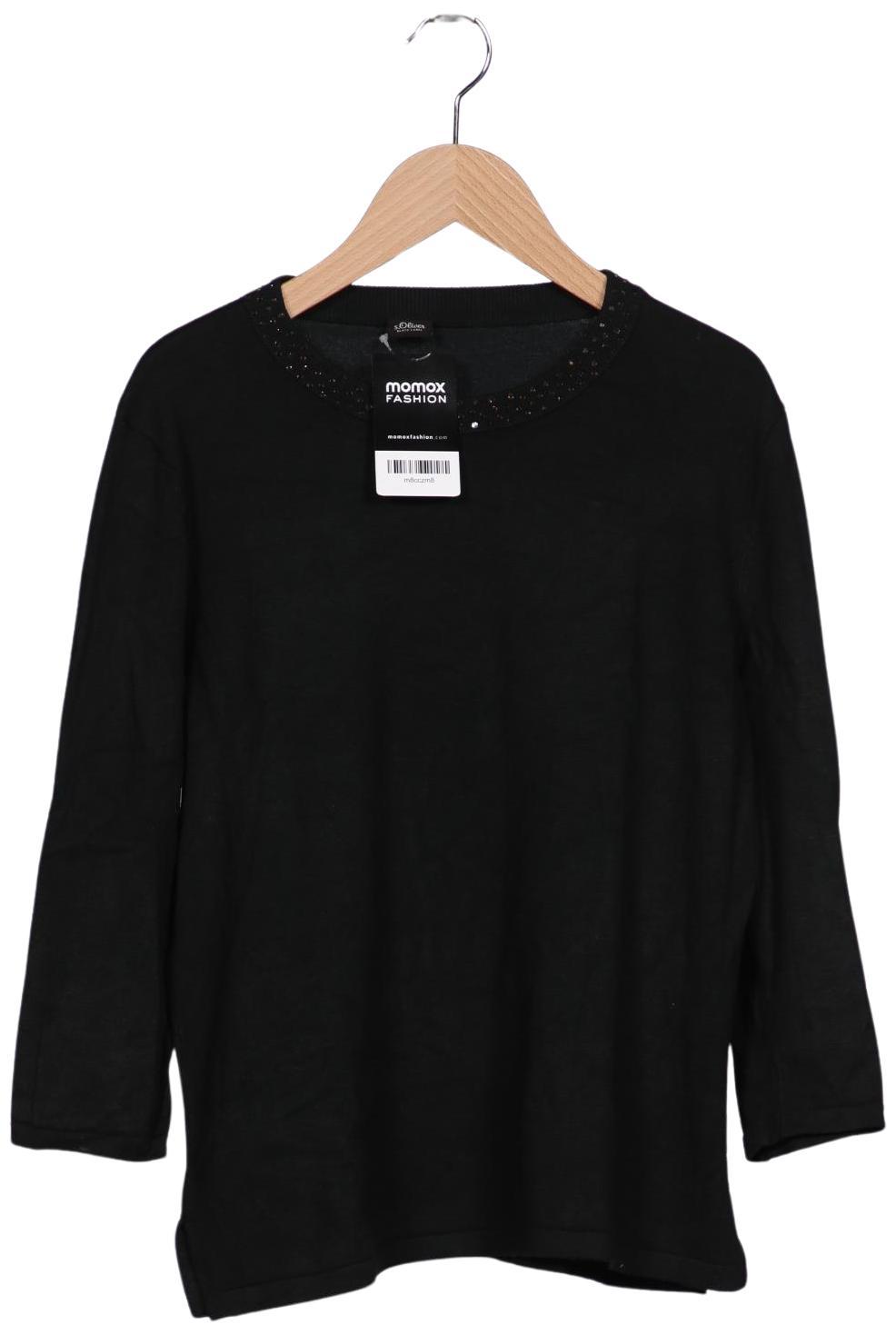 

s.Oliver Selection Damen Pullover, schwarz, Gr. 36