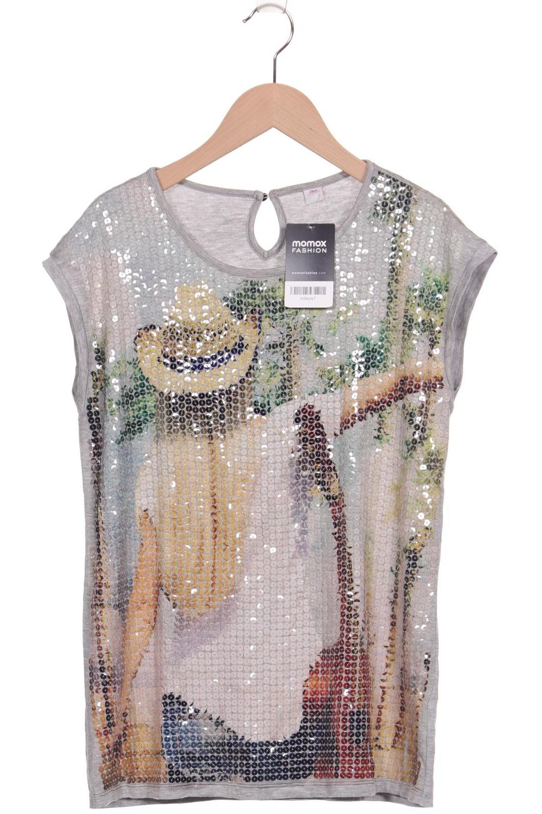 

s.Oliver Selection Damen T-Shirt, grau