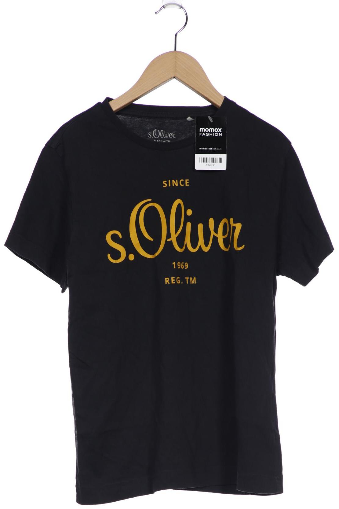

s.Oliver Selection Herren T-Shirt, schwarz, Gr. 46