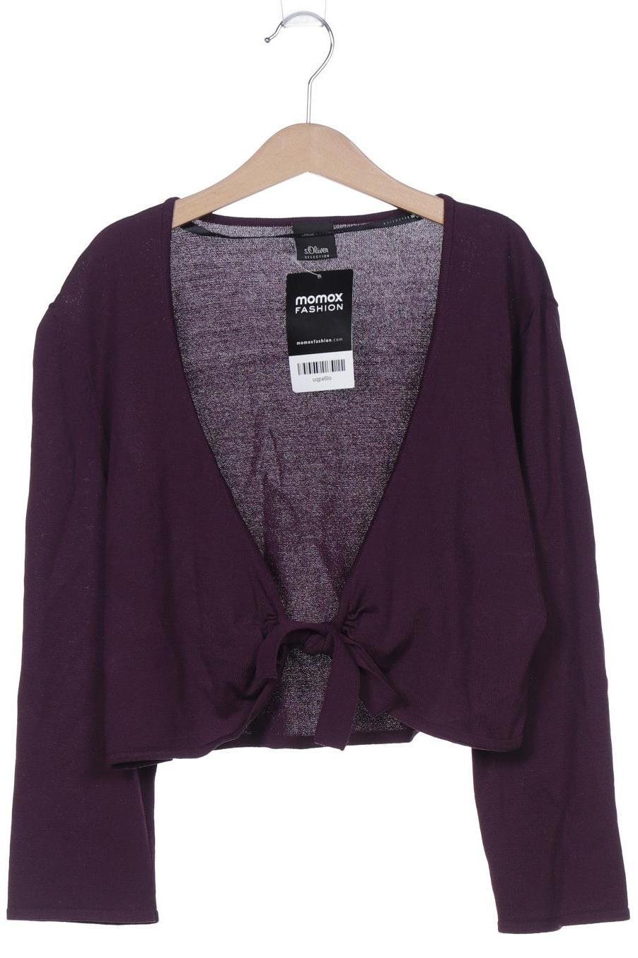 

s.Oliver Selection Damen Strickjacke, bordeaux, Gr. 40