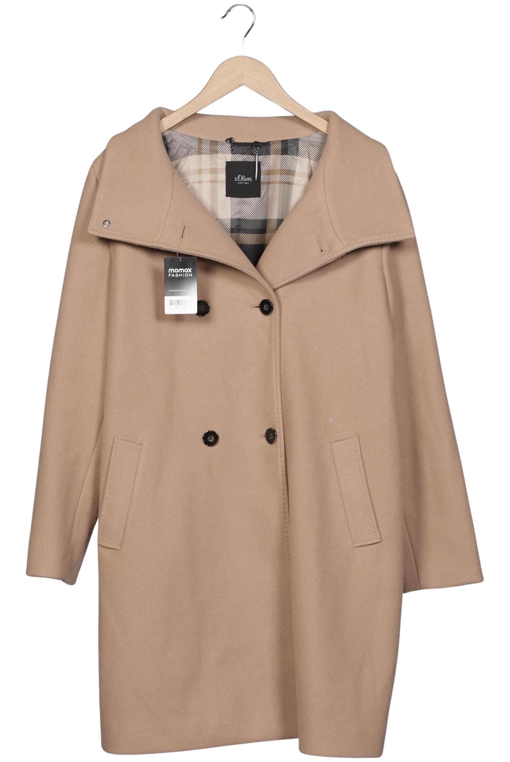 

s.Oliver Selection Damen Mantel, beige, Gr. 44