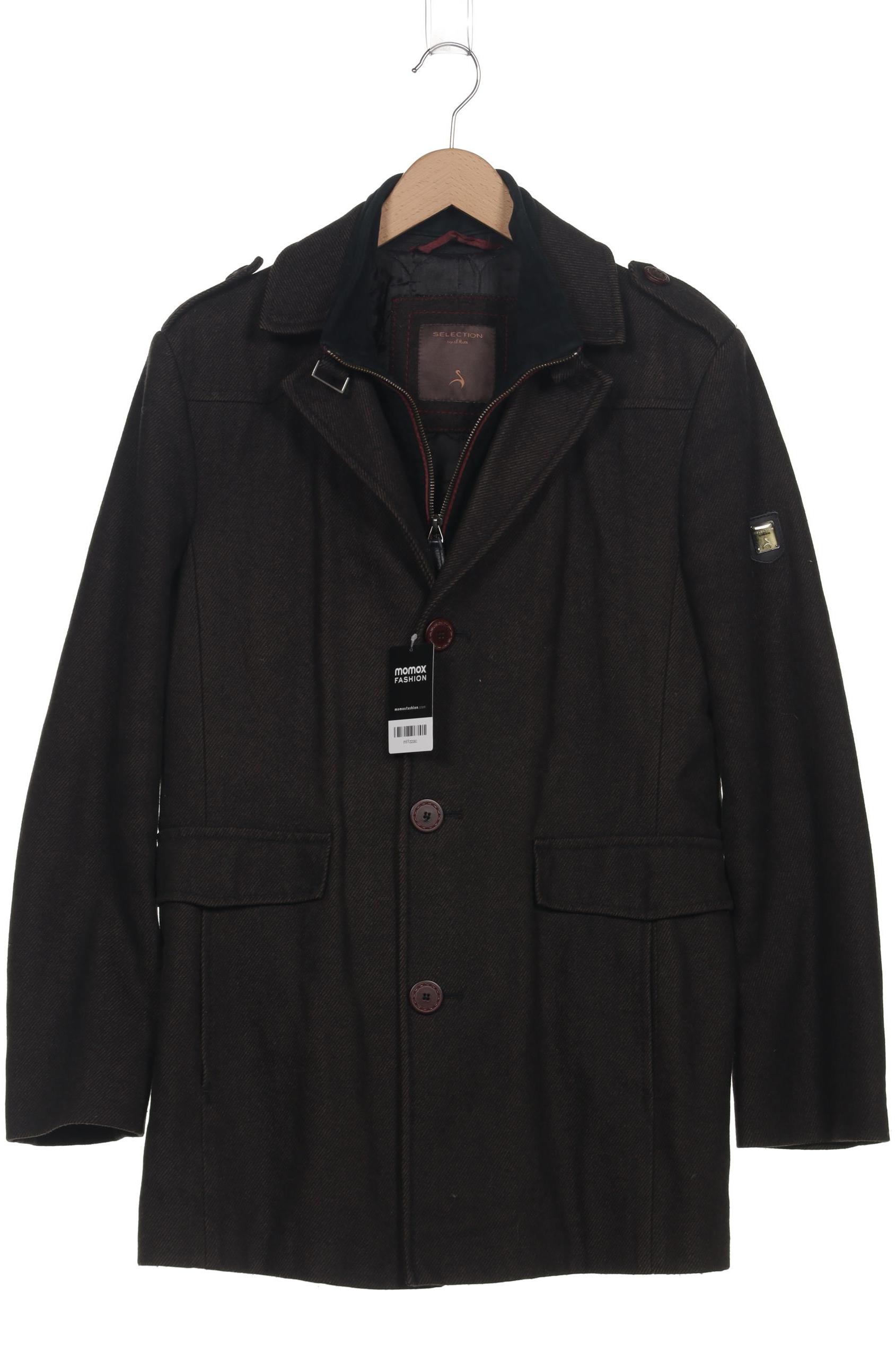 

s.Oliver Selection Herren Mantel, braun, Gr. 48