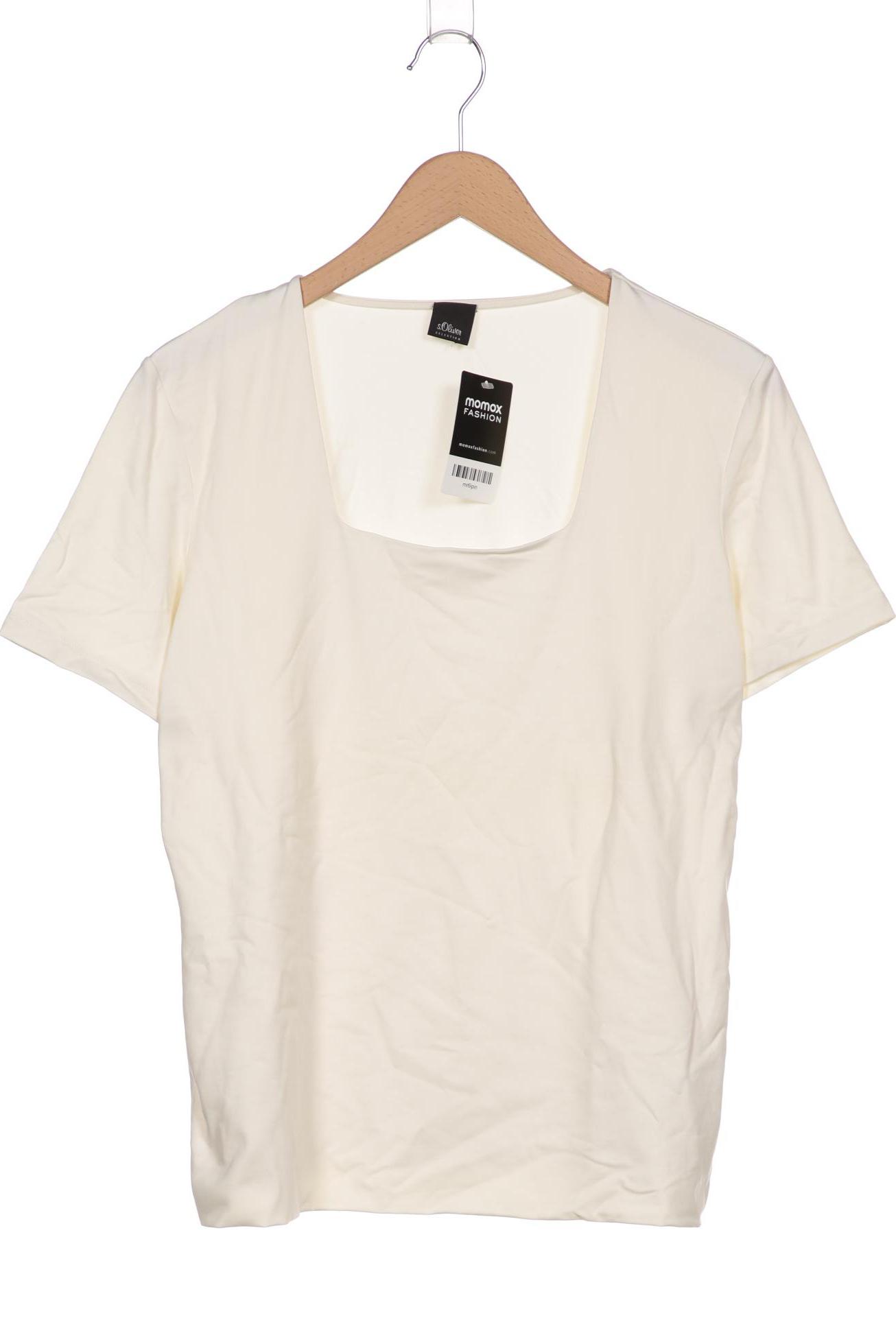 

s.Oliver Selection Damen T-Shirt, weiß