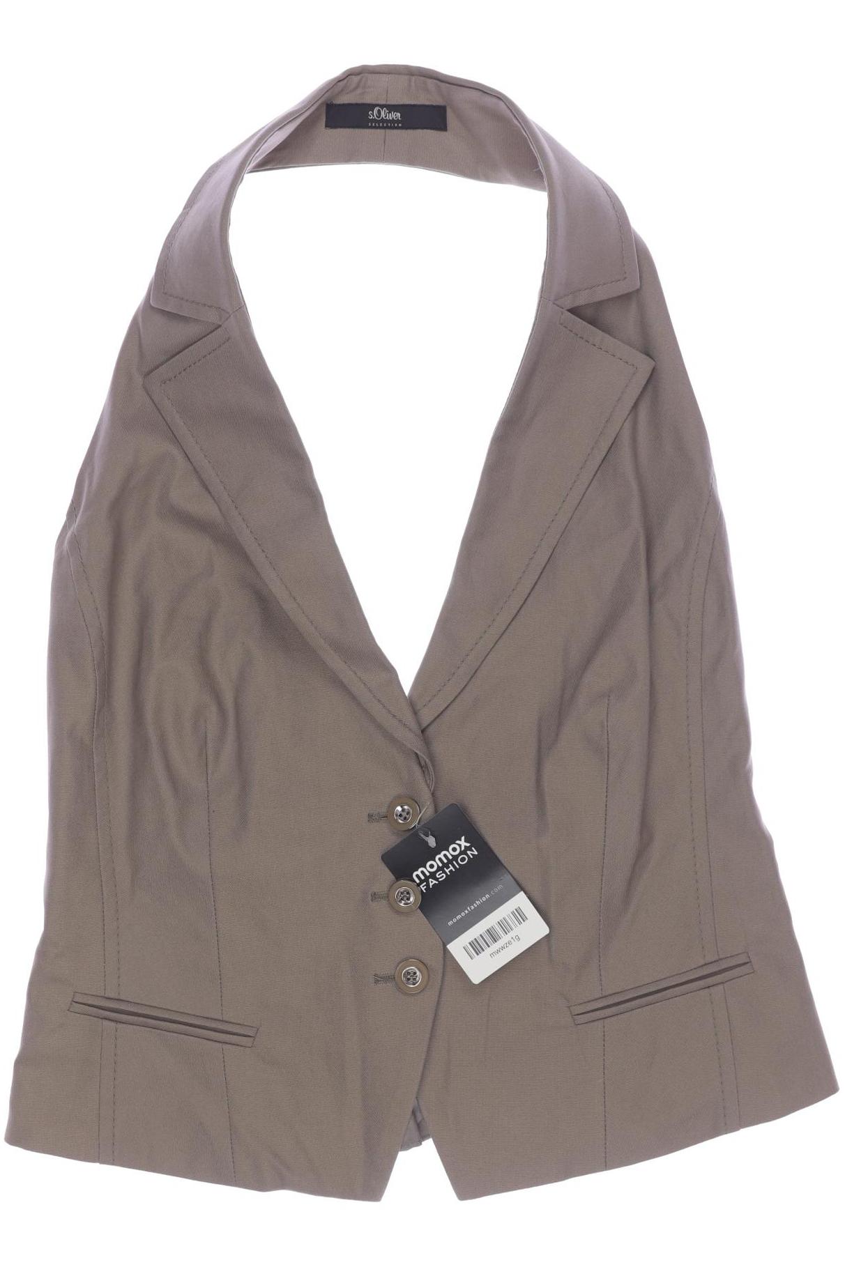 

s.Oliver Selection Damen Weste, braun, Gr. 42