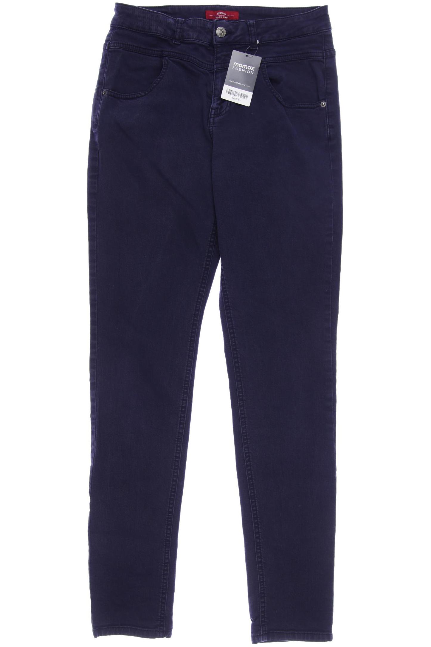 

s.Oliver Selection Damen Jeans, marineblau