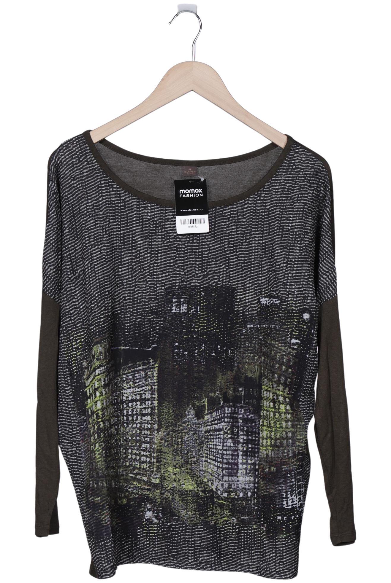 

s.Oliver Selection Damen Langarmshirt, grün, Gr. 36