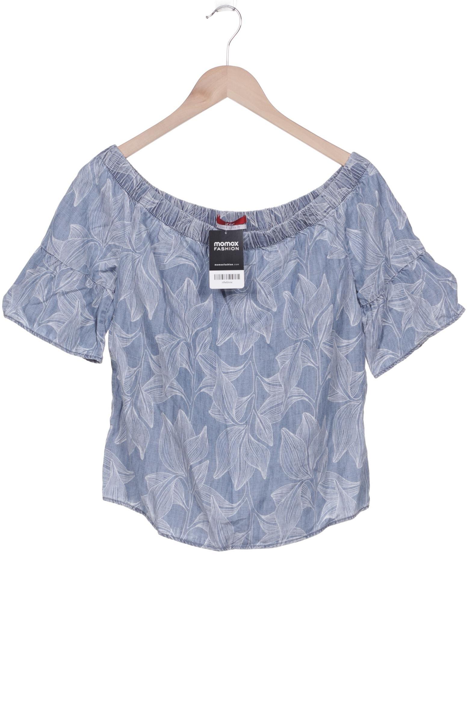 

s.Oliver Selection Damen Bluse, blau