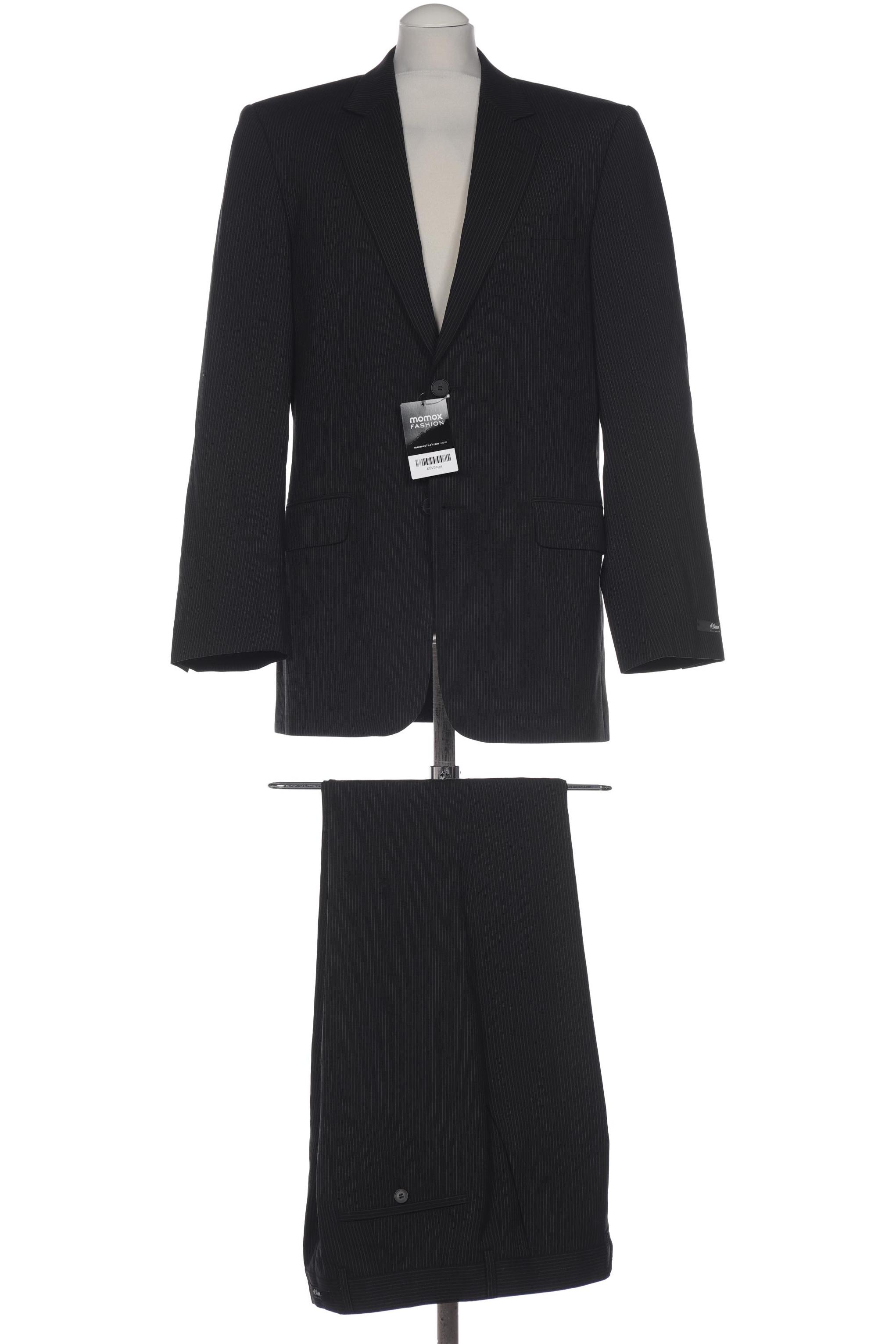 

s.Oliver Selection Herren Anzug, schwarz, Gr. 48