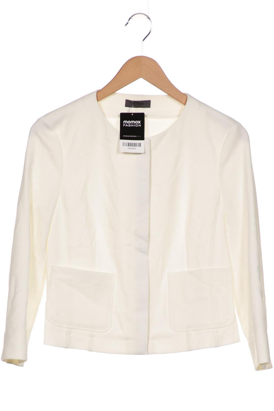 

s.Oliver Selection Damen Jacke, cremeweiß, Gr. 36