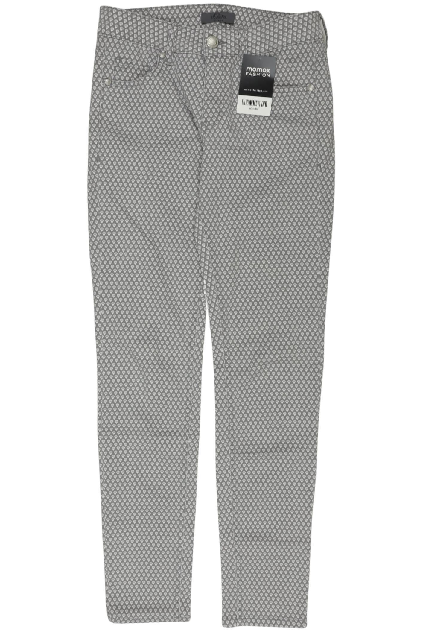 

s.Oliver Selection Damen Stoffhose, grau, Gr. 34