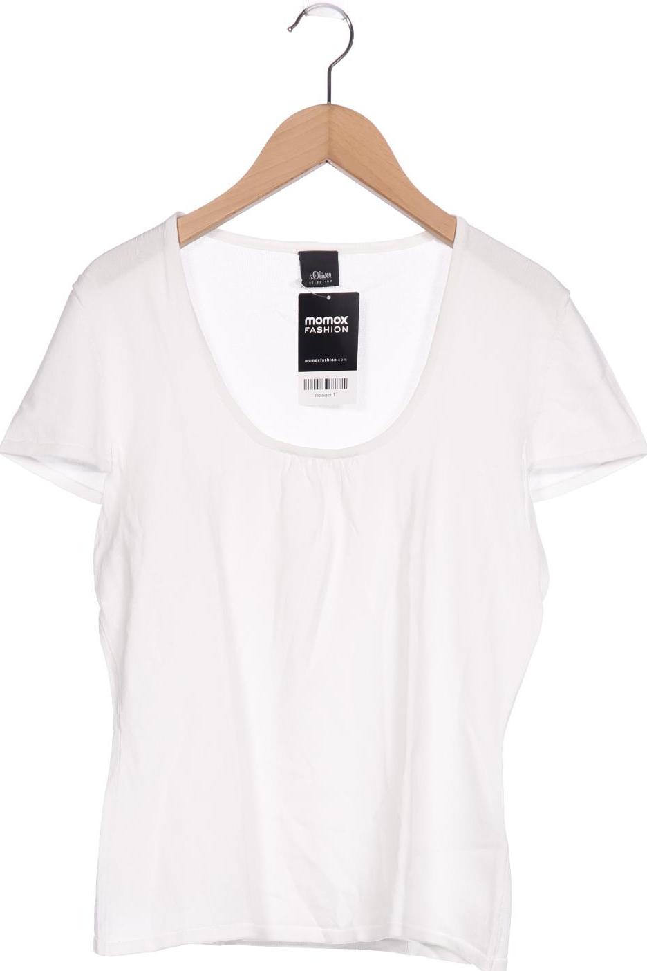 

s.Oliver Selection Damen T-Shirt, weiß