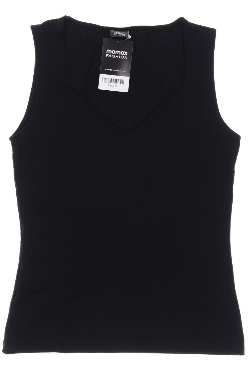 

s.Oliver Selection Damen Top, schwarz