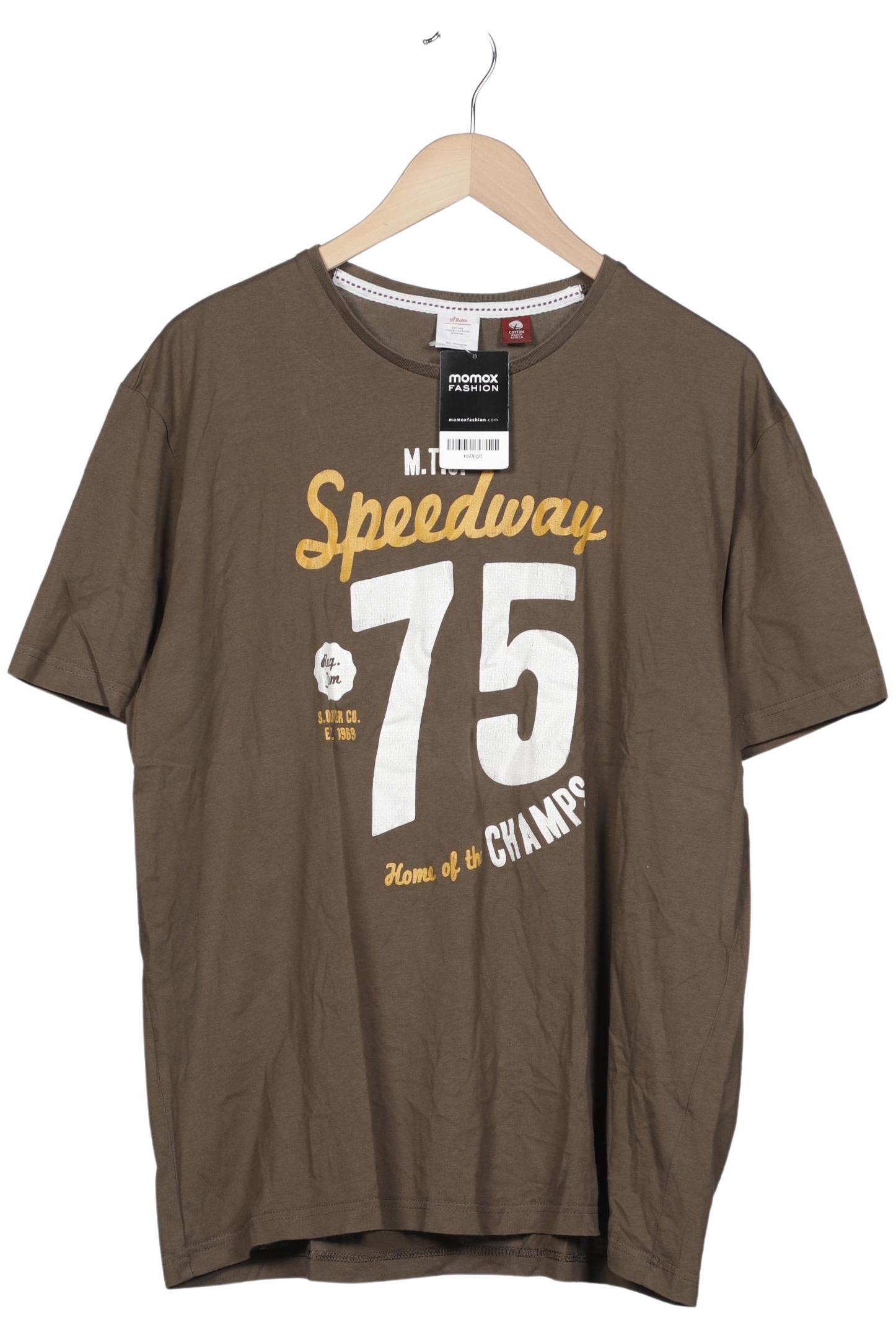 

s.Oliver Selection Herren T-Shirt, braun, Gr. 56