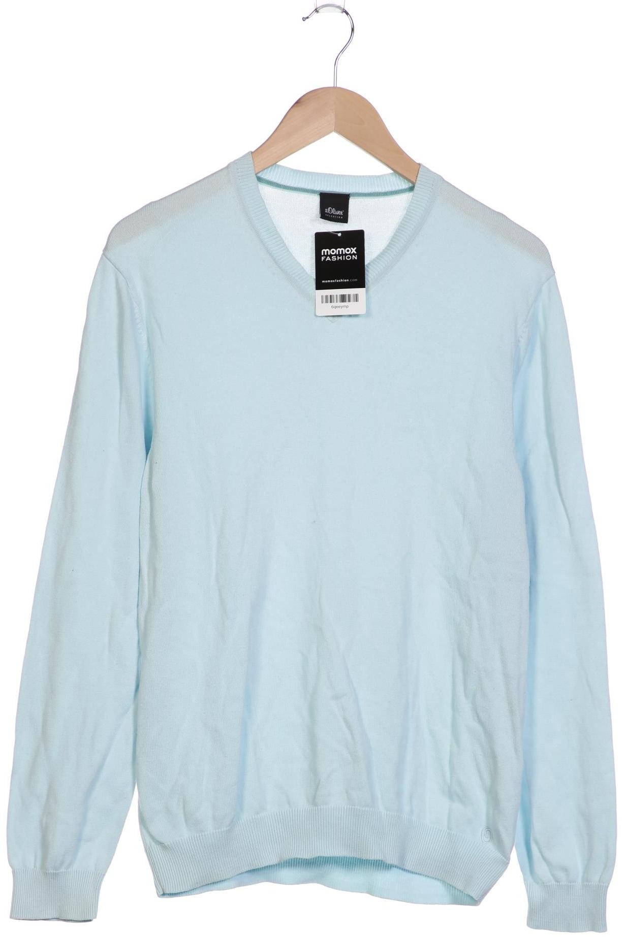 

s.Oliver Selection Herren Pullover, hellblau, Gr. 48