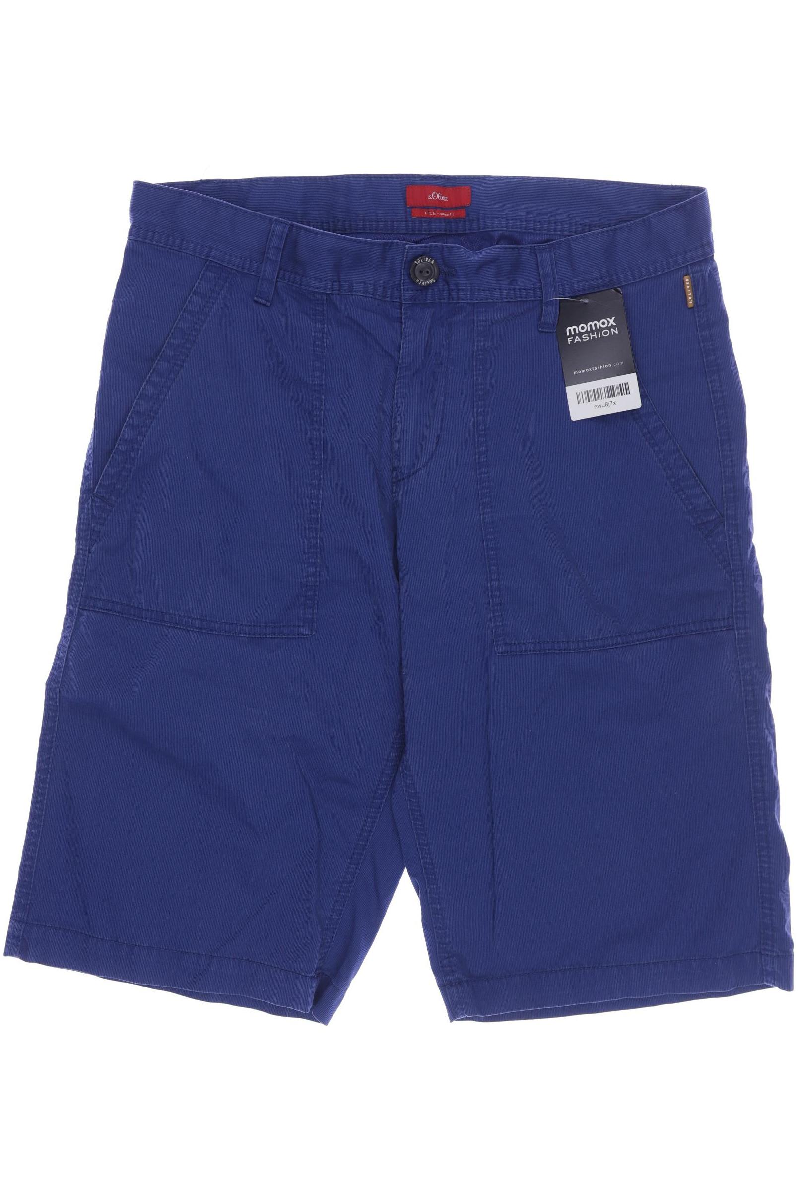 

s.Oliver Selection Herren Shorts, blau