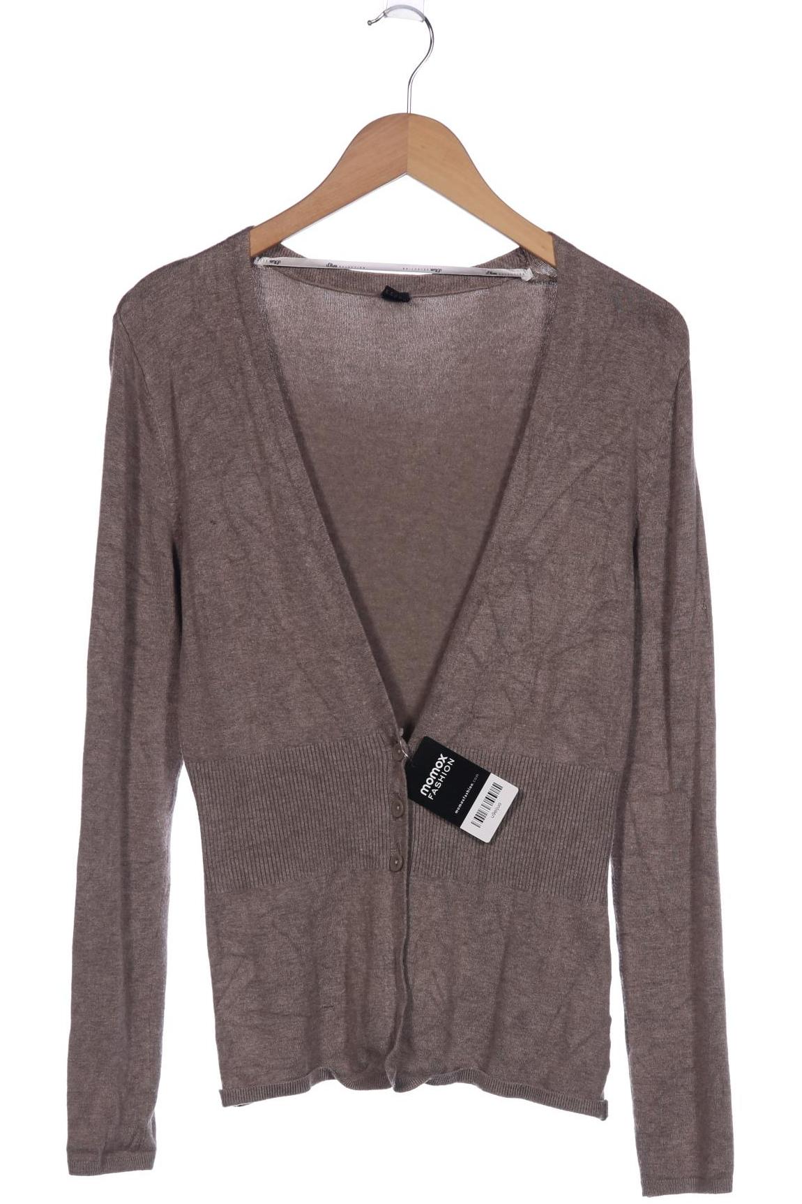 

s.Oliver Selection Damen Strickjacke, beige, Gr. 36