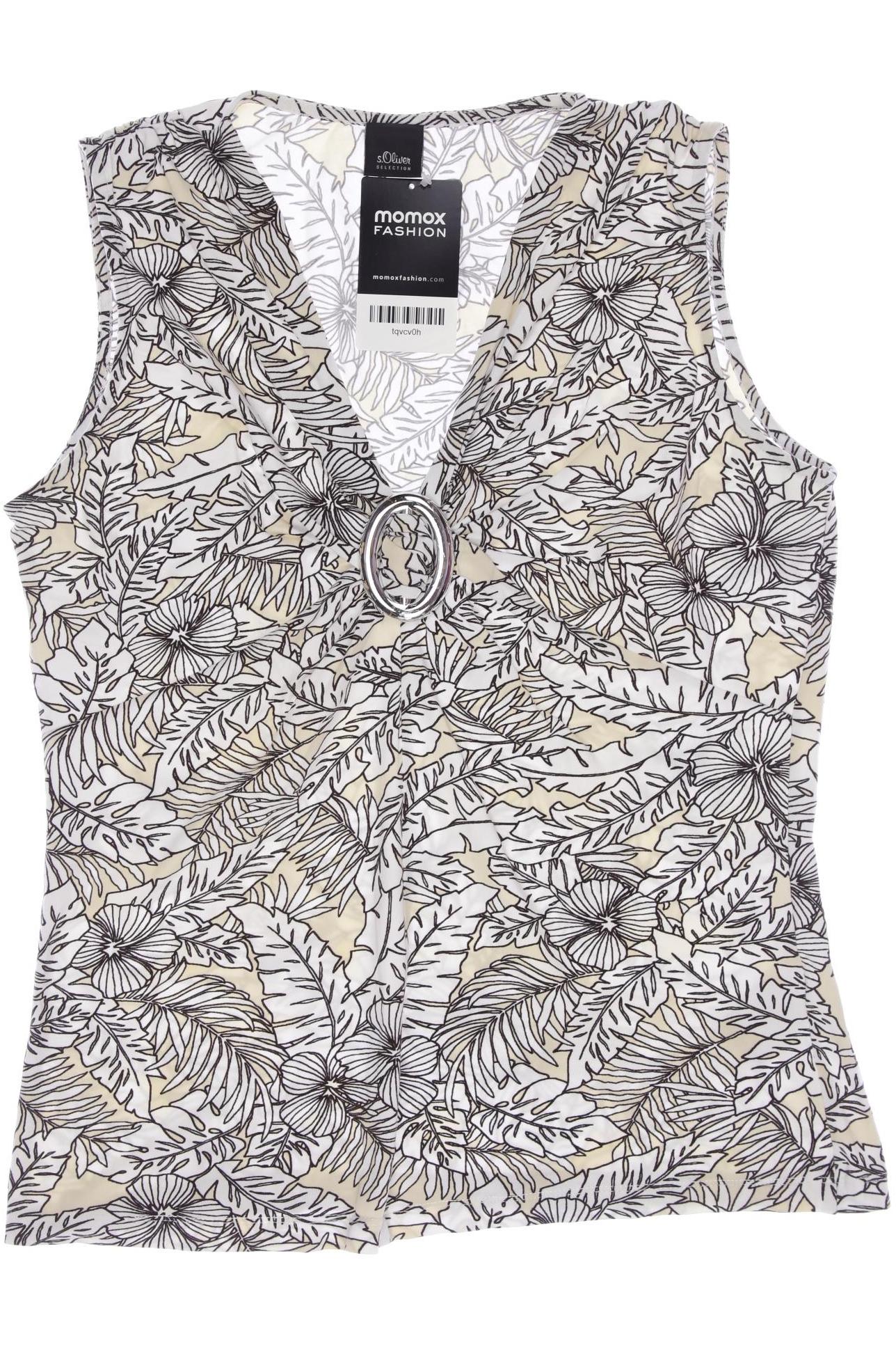 

s.Oliver Selection Damen Top, cremeweiß, Gr. 40