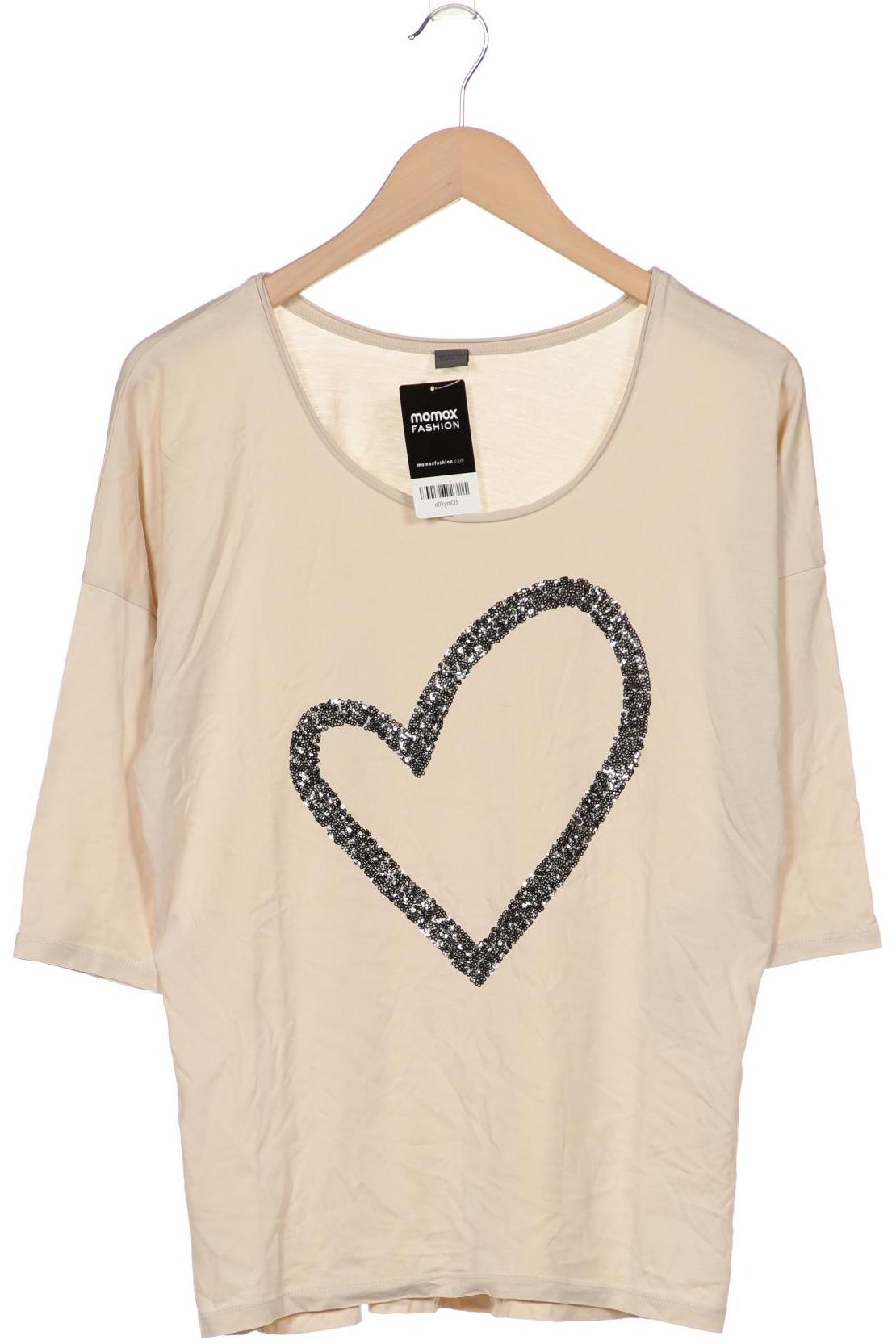 

s.Oliver Selection Damen Langarmshirt, cremeweiß