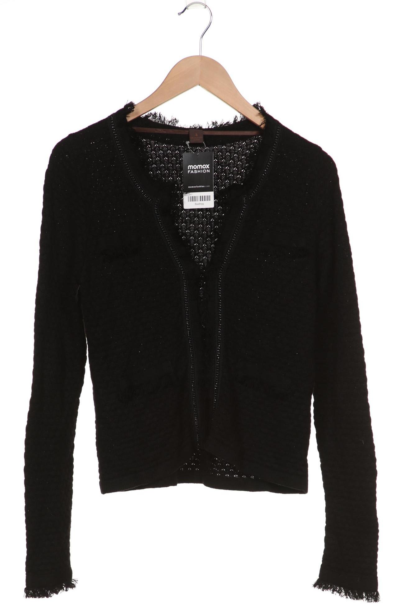 

s.Oliver Selection Damen Strickjacke, schwarz, Gr. 36