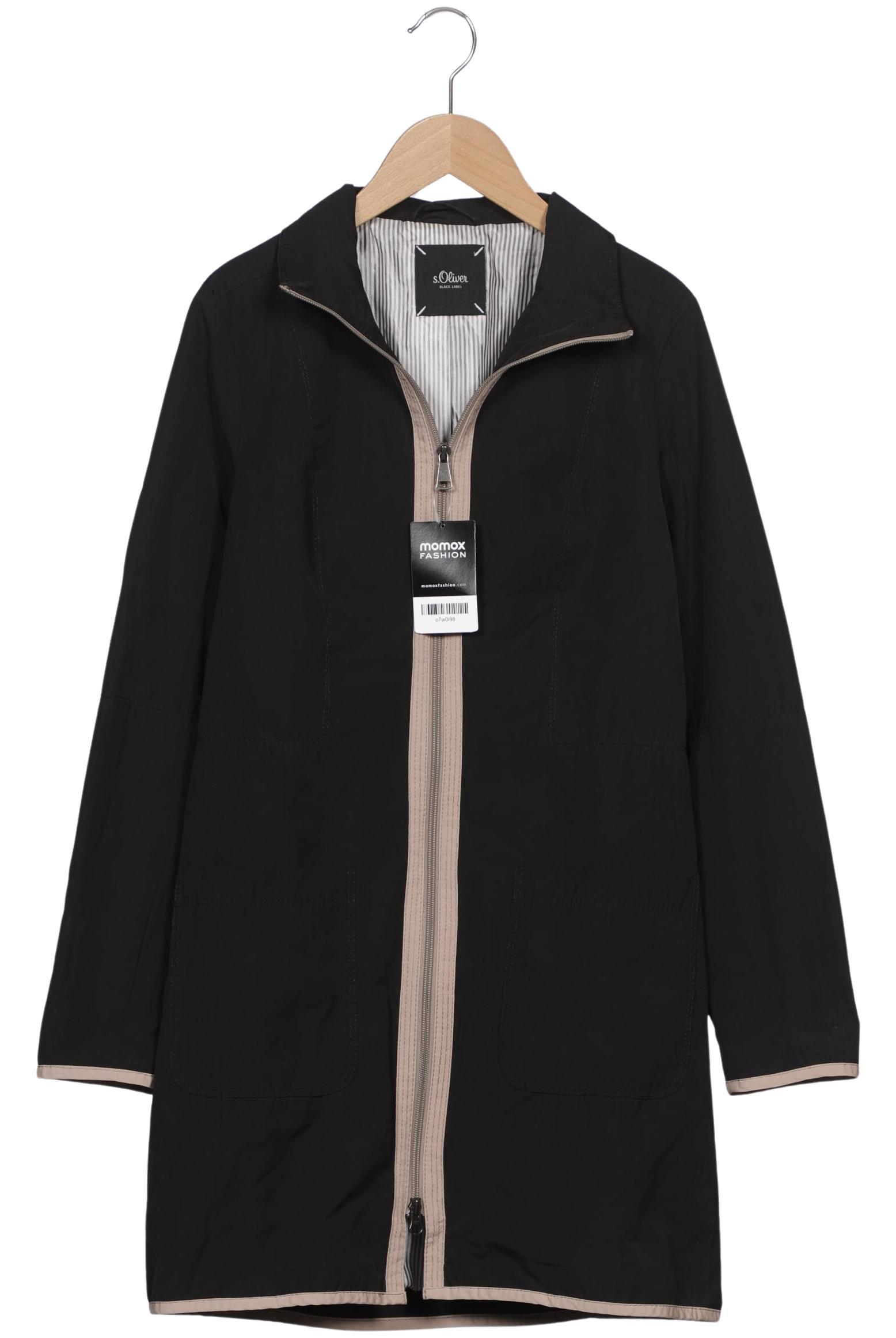 

s.Oliver Selection Damen Mantel, schwarz, Gr. 34