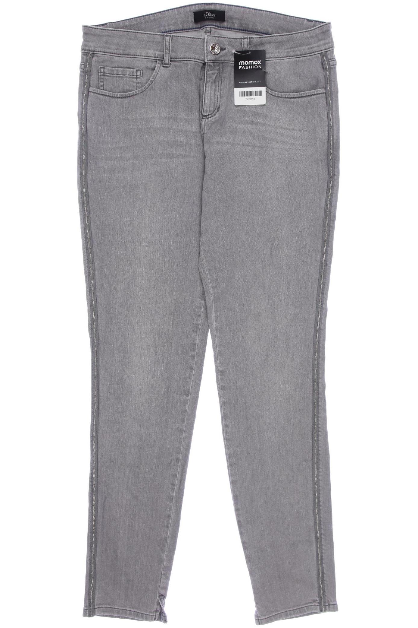 

s.Oliver Selection Damen Jeans, grau, Gr. 40
