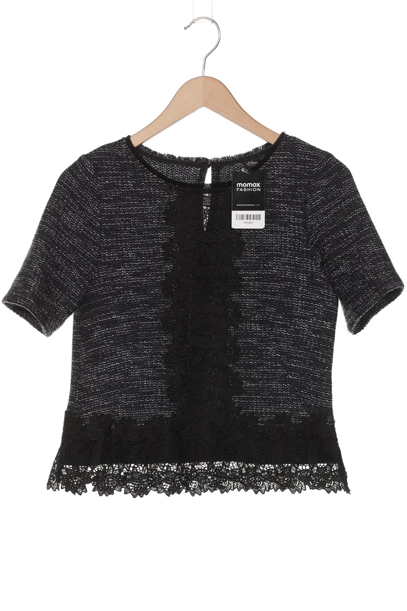 

s.Oliver Selection Damen Pullover, schwarz, Gr. 34