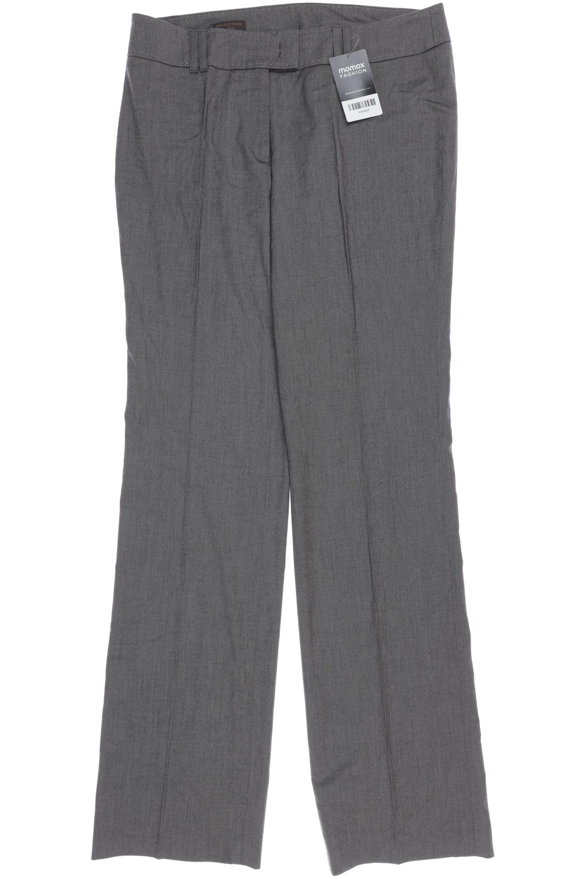 

s.Oliver Selection Damen Stoffhose, grau, Gr. 38