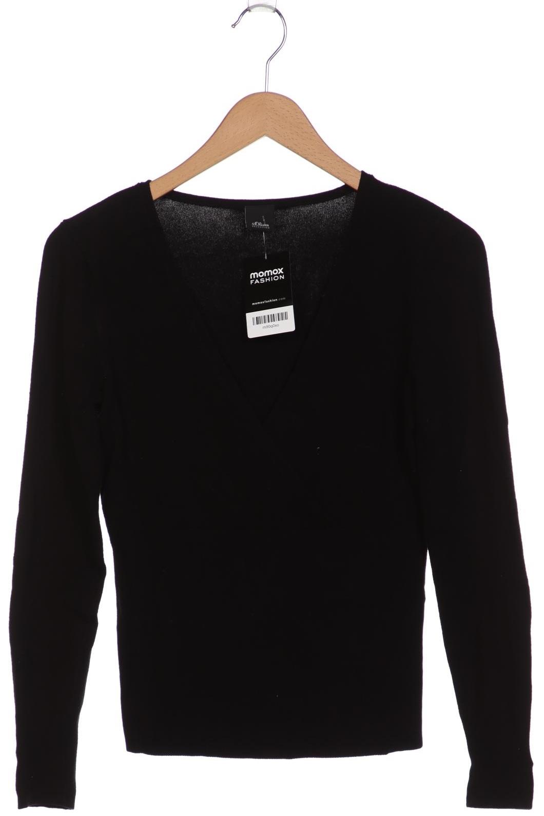 

s.Oliver Selection Damen Pullover, schwarz, Gr. 36