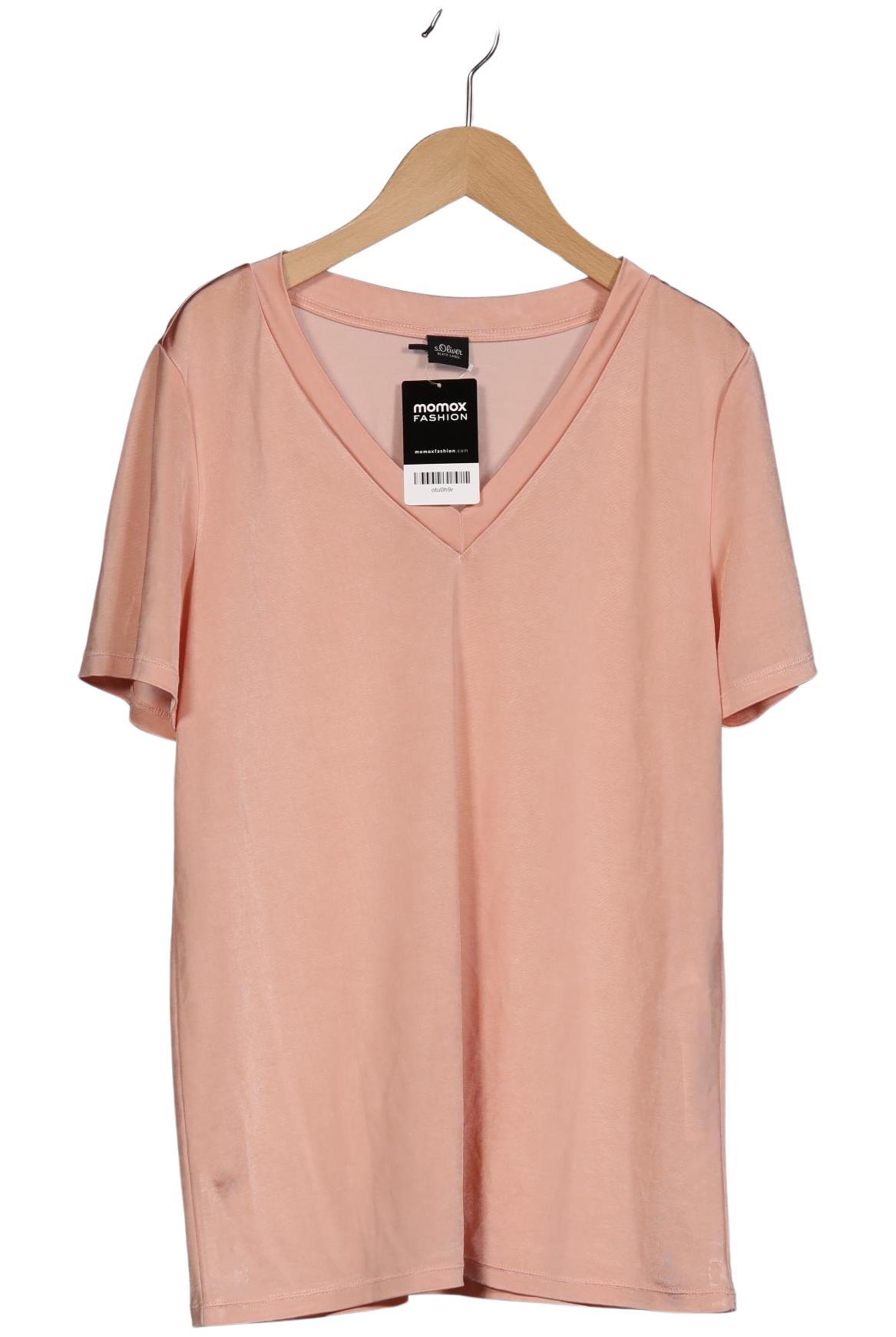 

s.Oliver Selection Damen T-Shirt, orange, Gr. 38